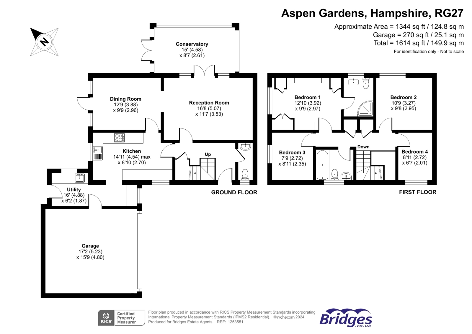 1, Aspen Gardens, Hampshire floorplan