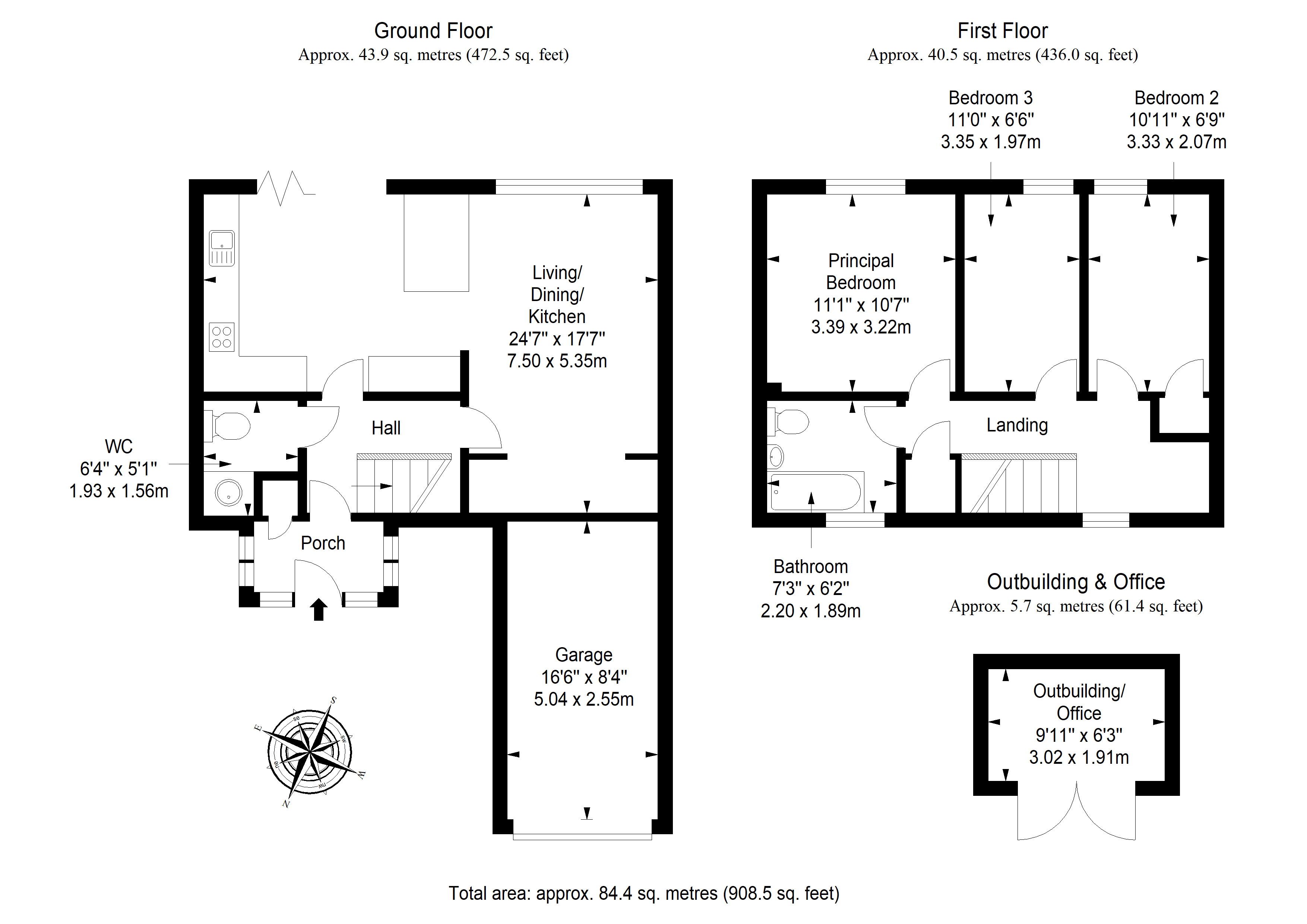 47, Seggarsdean Park, Haddington floorplan