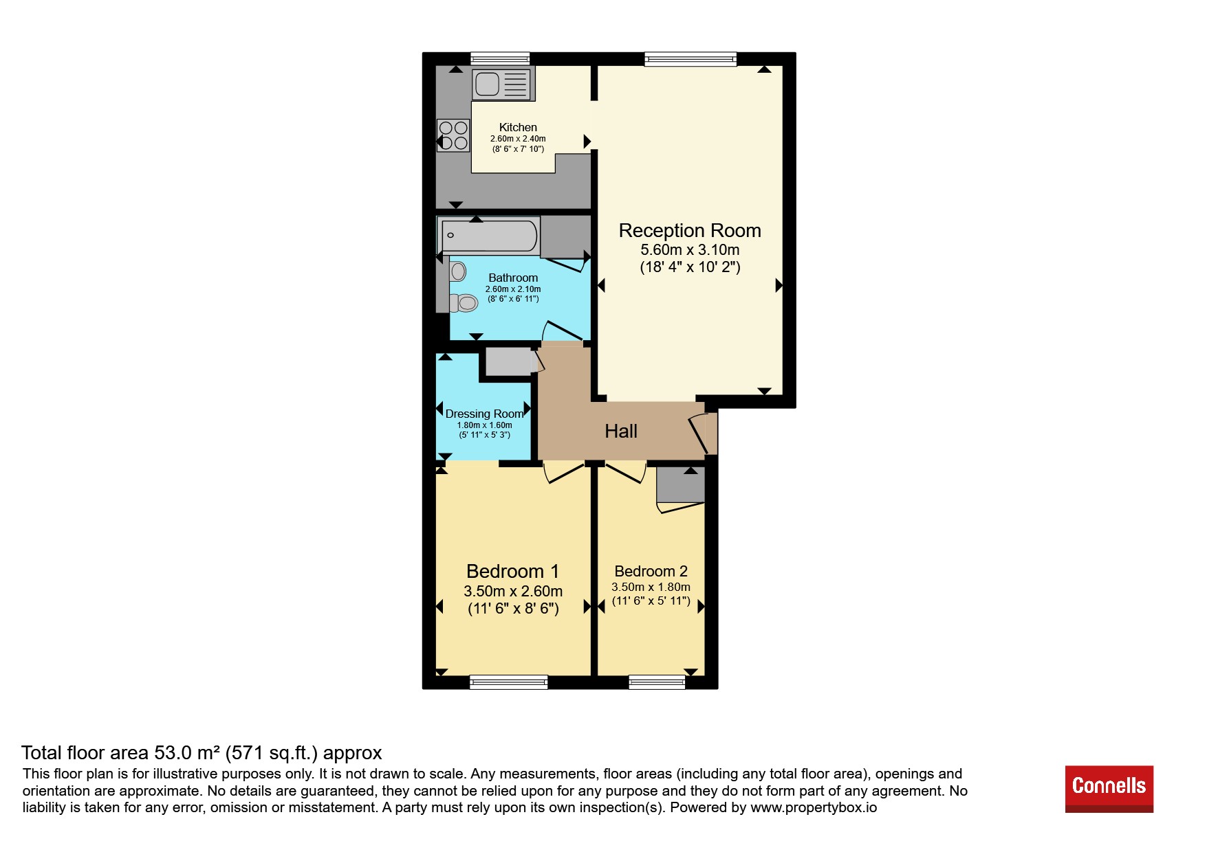 22, Tudor Close, Hatfield floorplan