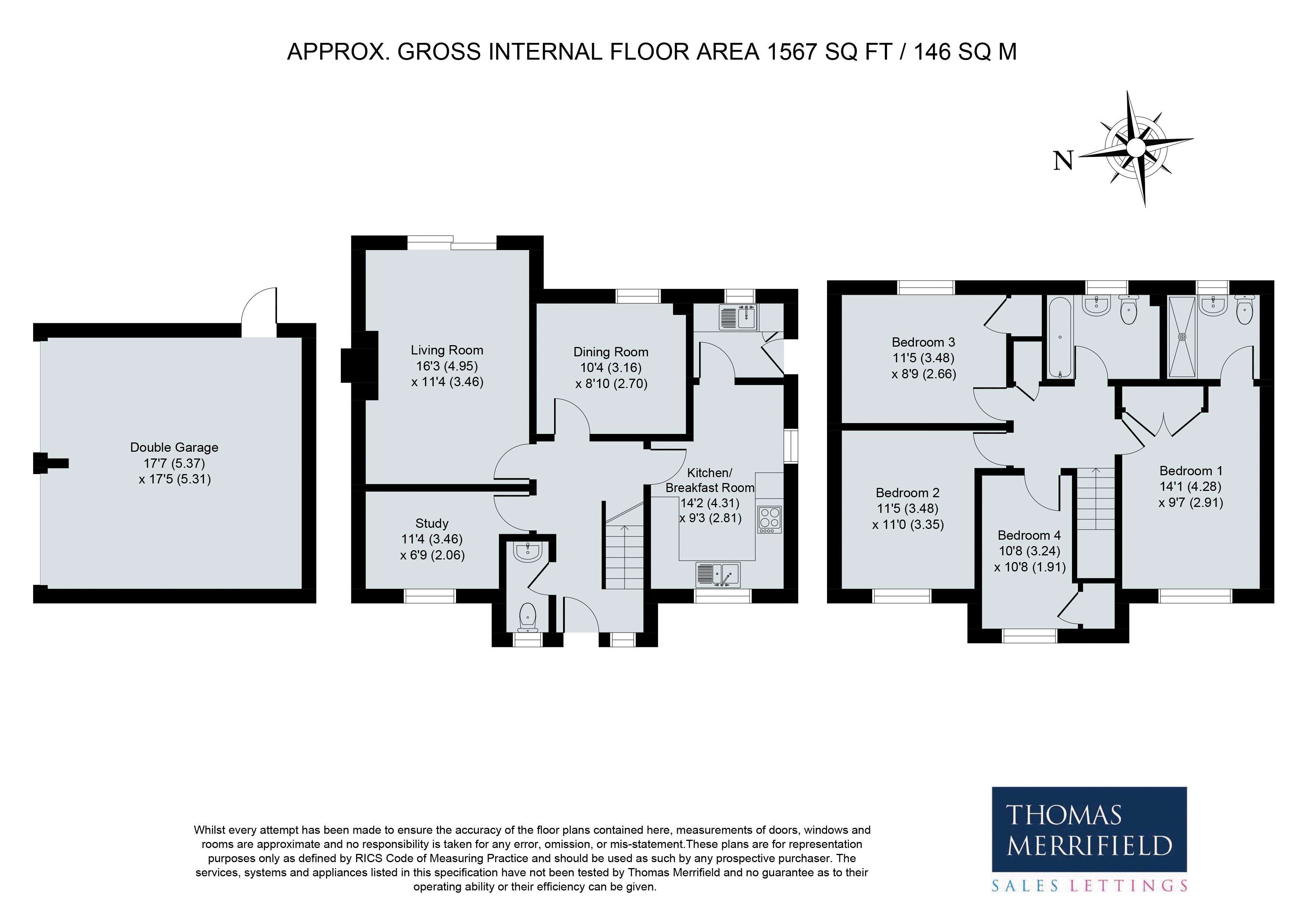 4 Bedrooms Detached house for sale in Blenheim Way, Southmoor, Abingdon OX13