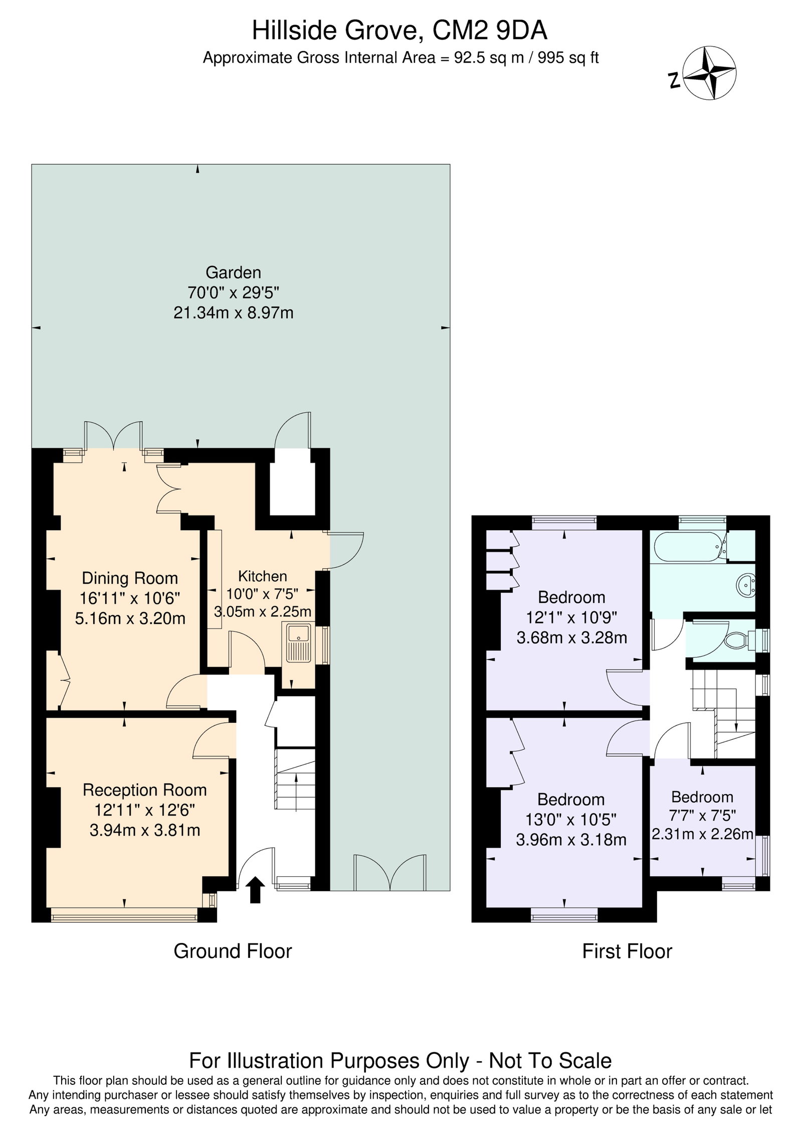 Hillside Grove, Chelmsford floorplan