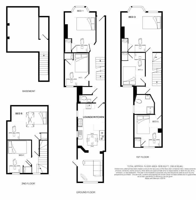 50, Green Road, Portsmouth floorplan