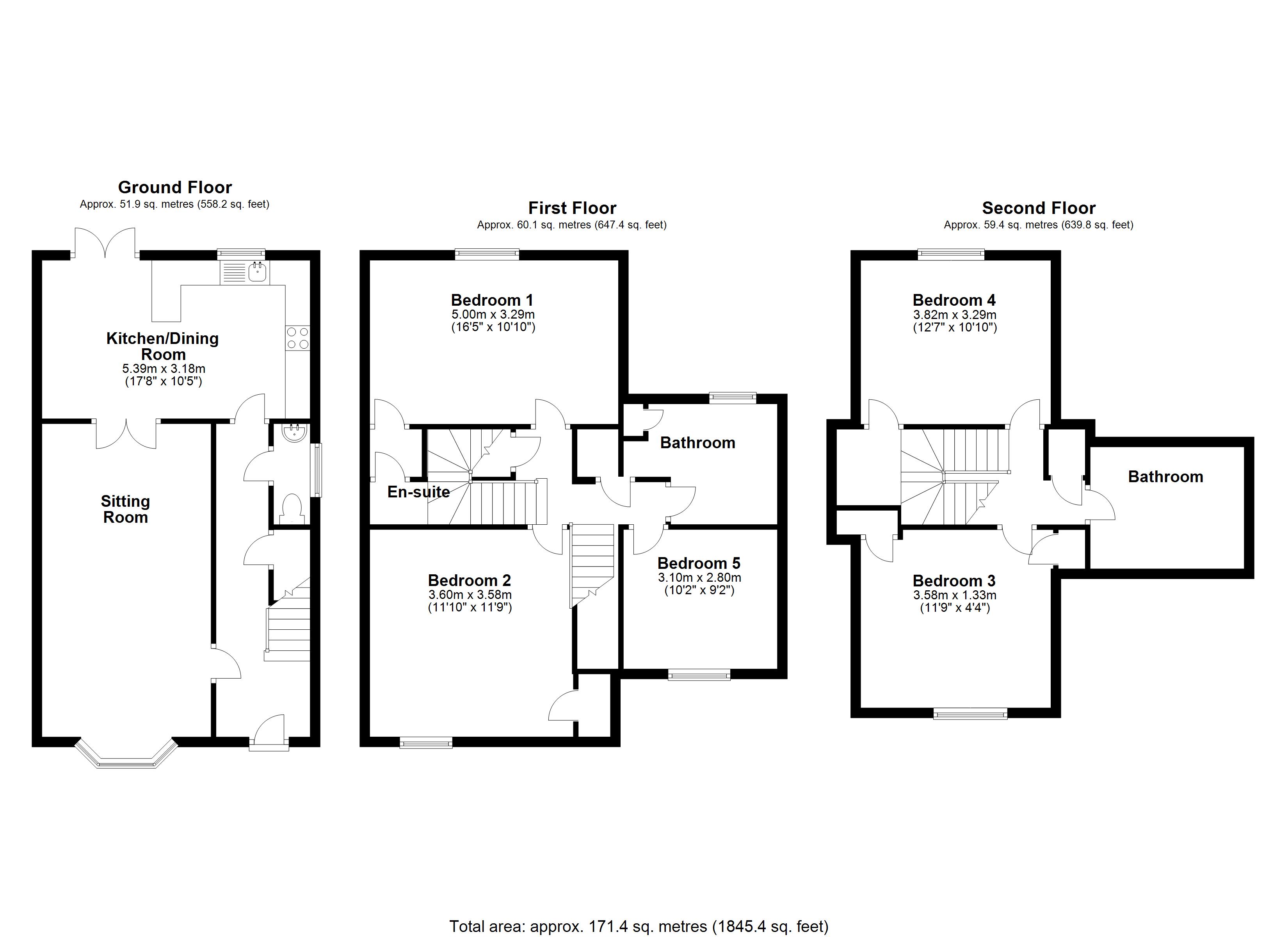 5 Bedrooms Link-detached house for sale in Wilkes Way, Flitch Green, Dunmow, Essex CM6