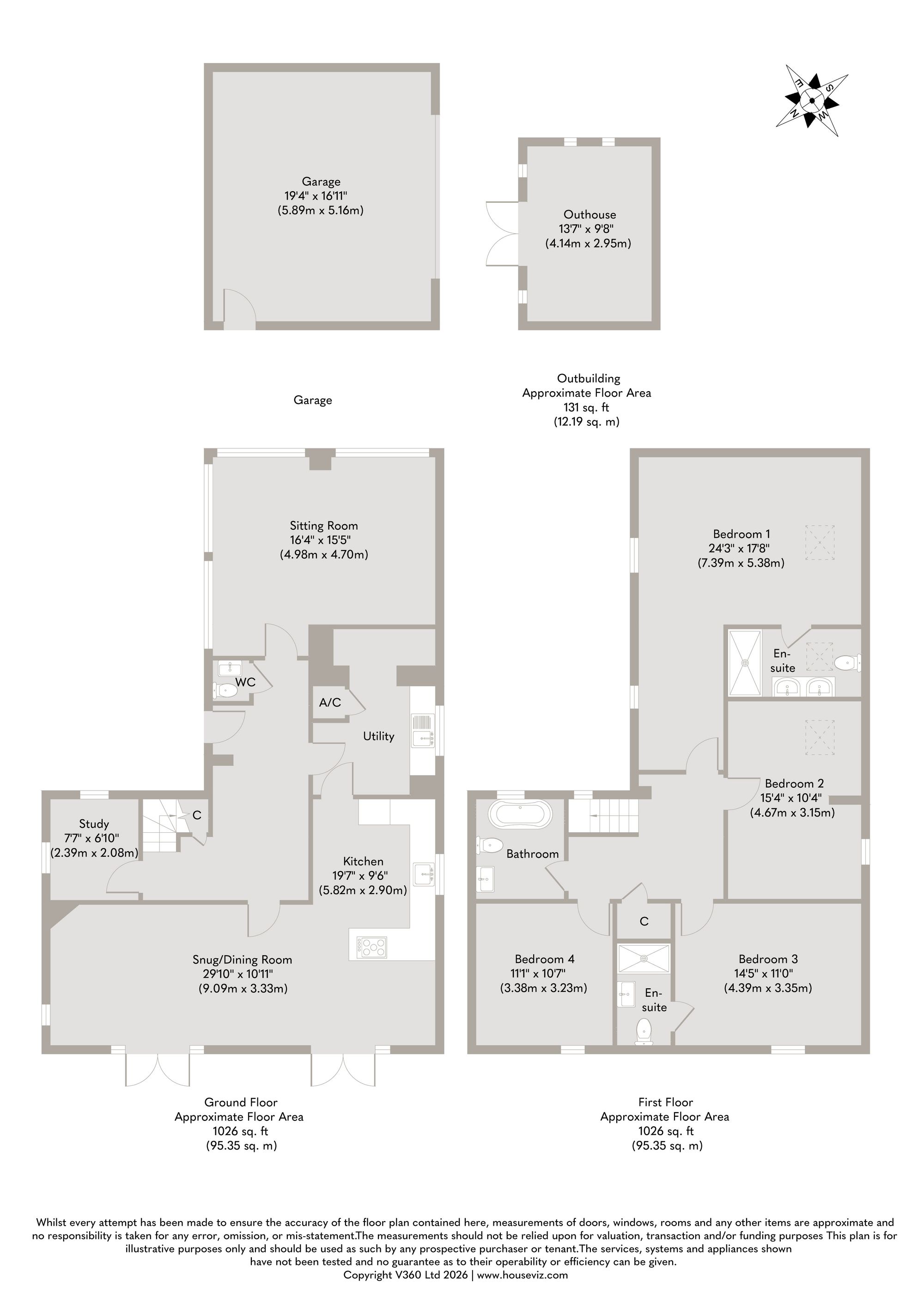 10 Northfields Lane, Dereham floorplan