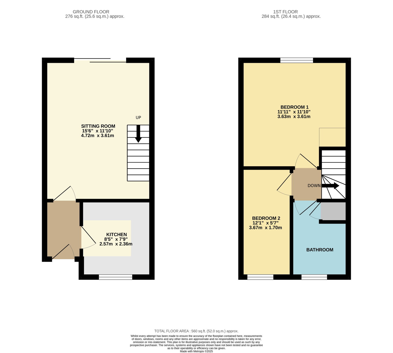 7, Hornblower Close, Ripon floorplan
