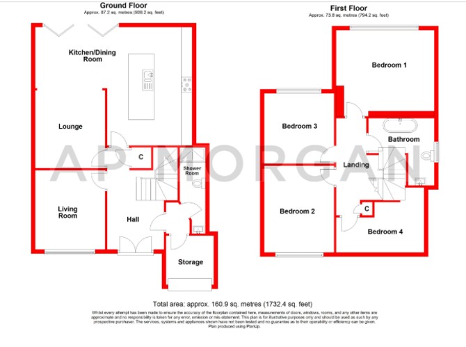 43, Westridge Road, West Midlands floorplan