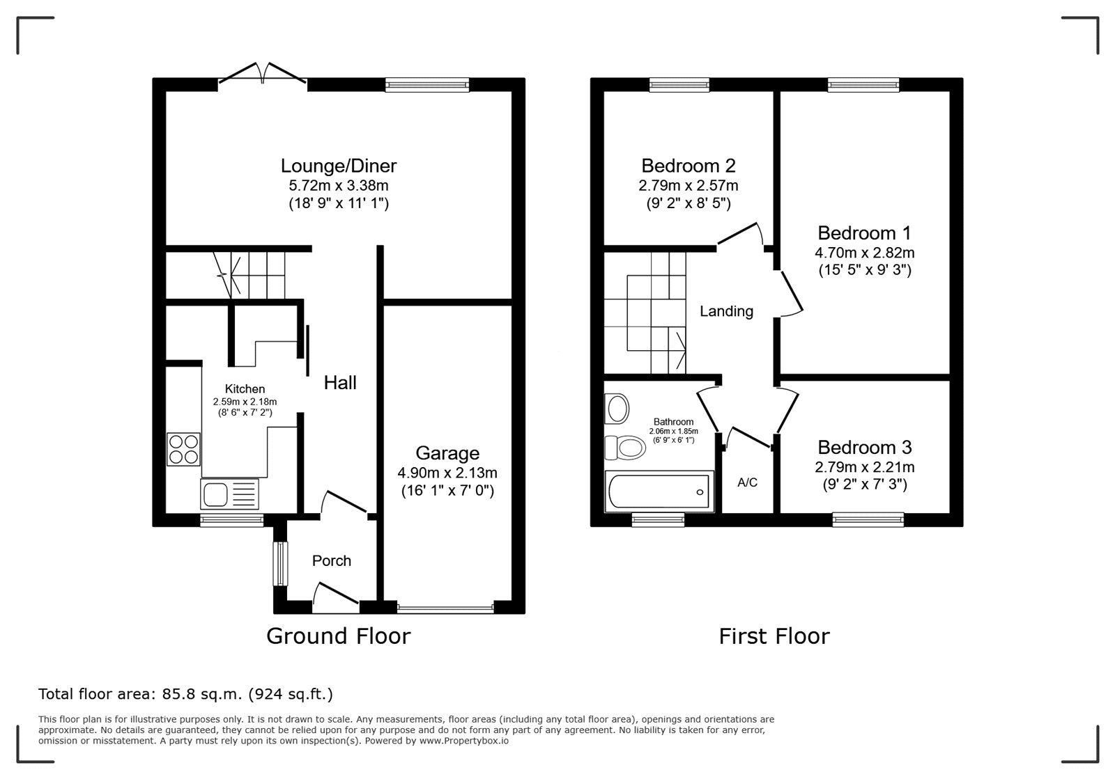 10, Minden Close, Berkshire floorplan