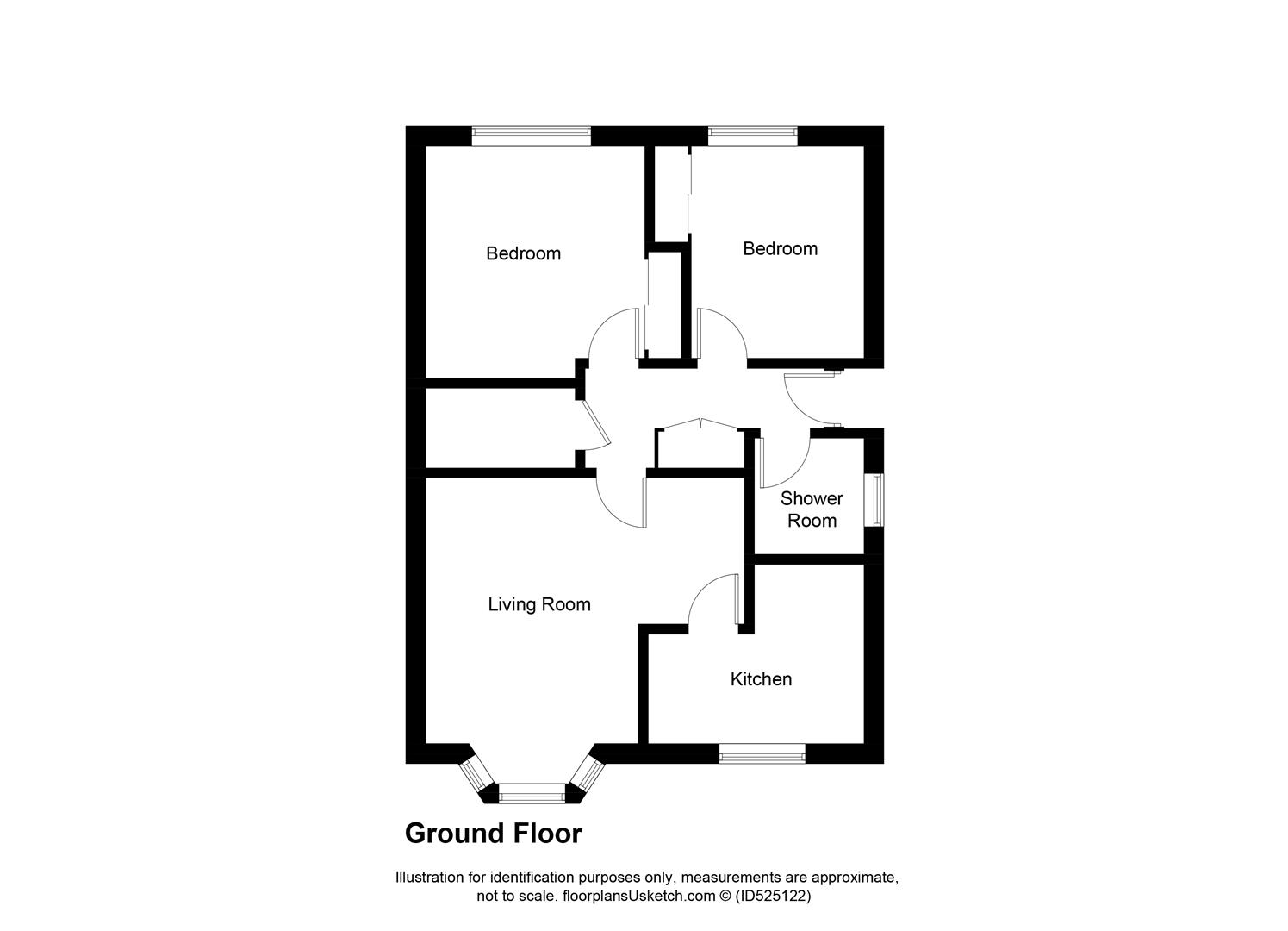 2 Bedrooms Detached bungalow for sale in Brunton Gardens, Markinch, Glenrothes KY7