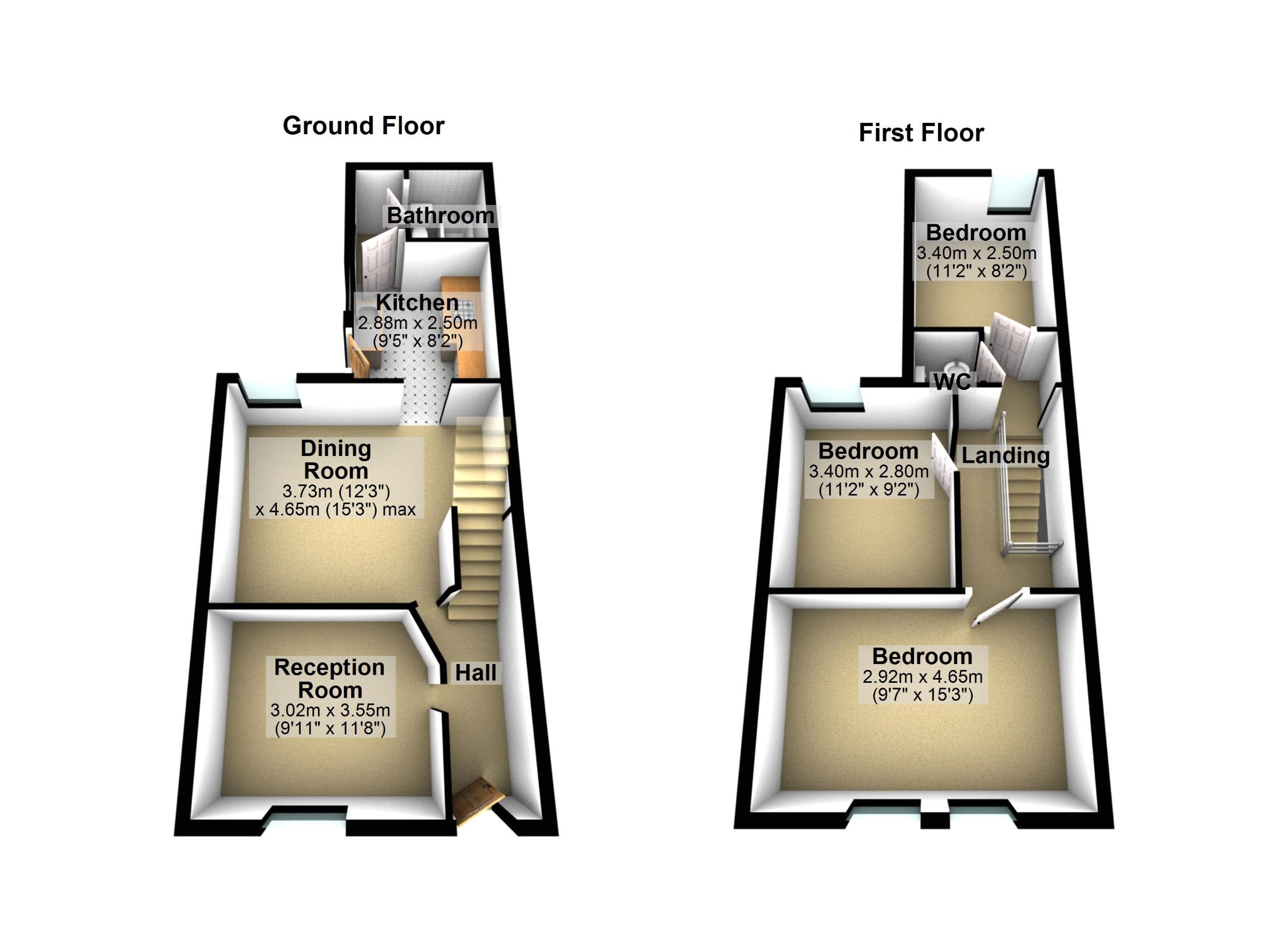 44 The Avenue, Bridgend floorplan