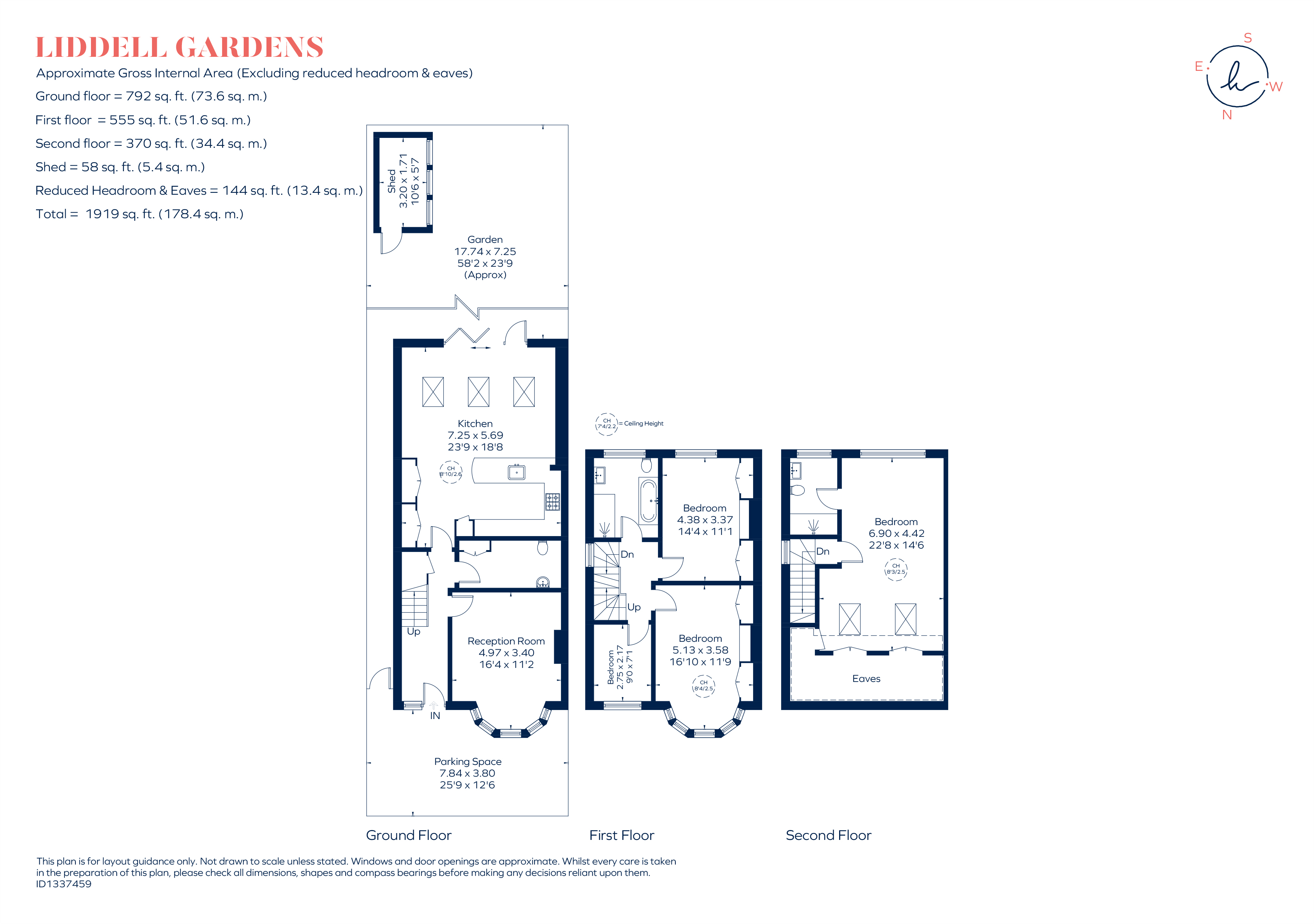 78, Liddell Gardens, London floorplan