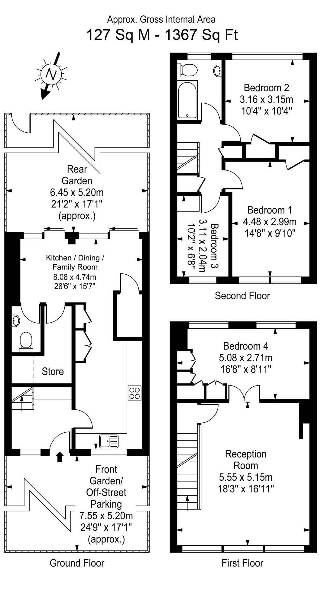 Victoria Avenue, West Molesey floorplan