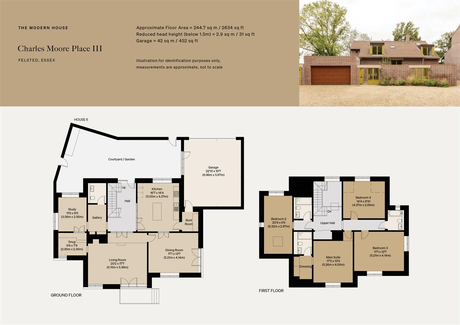 3 Charles Moore Place, Station Road, Felsted floorplan