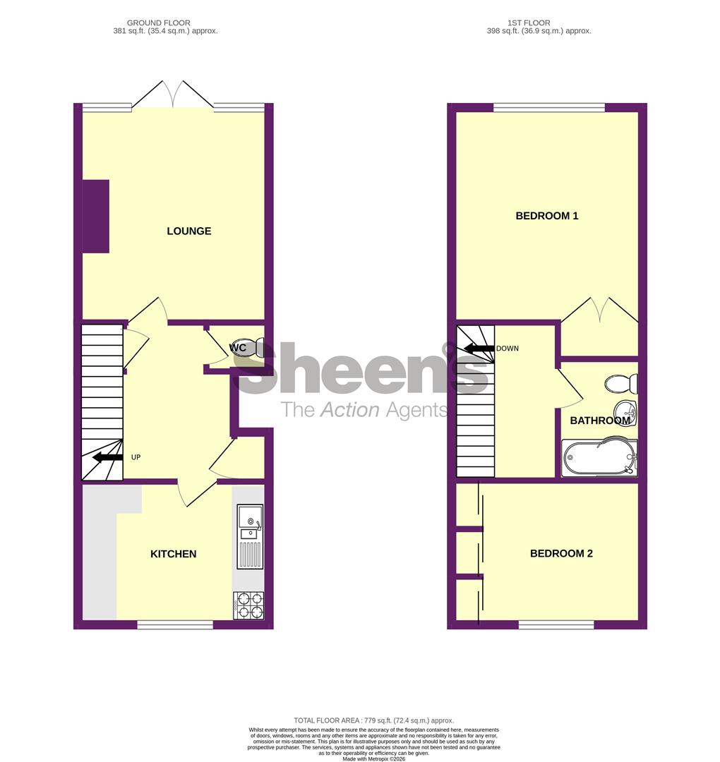 6, Chatsworth Gardens, Clacton-On-Sea floorplan