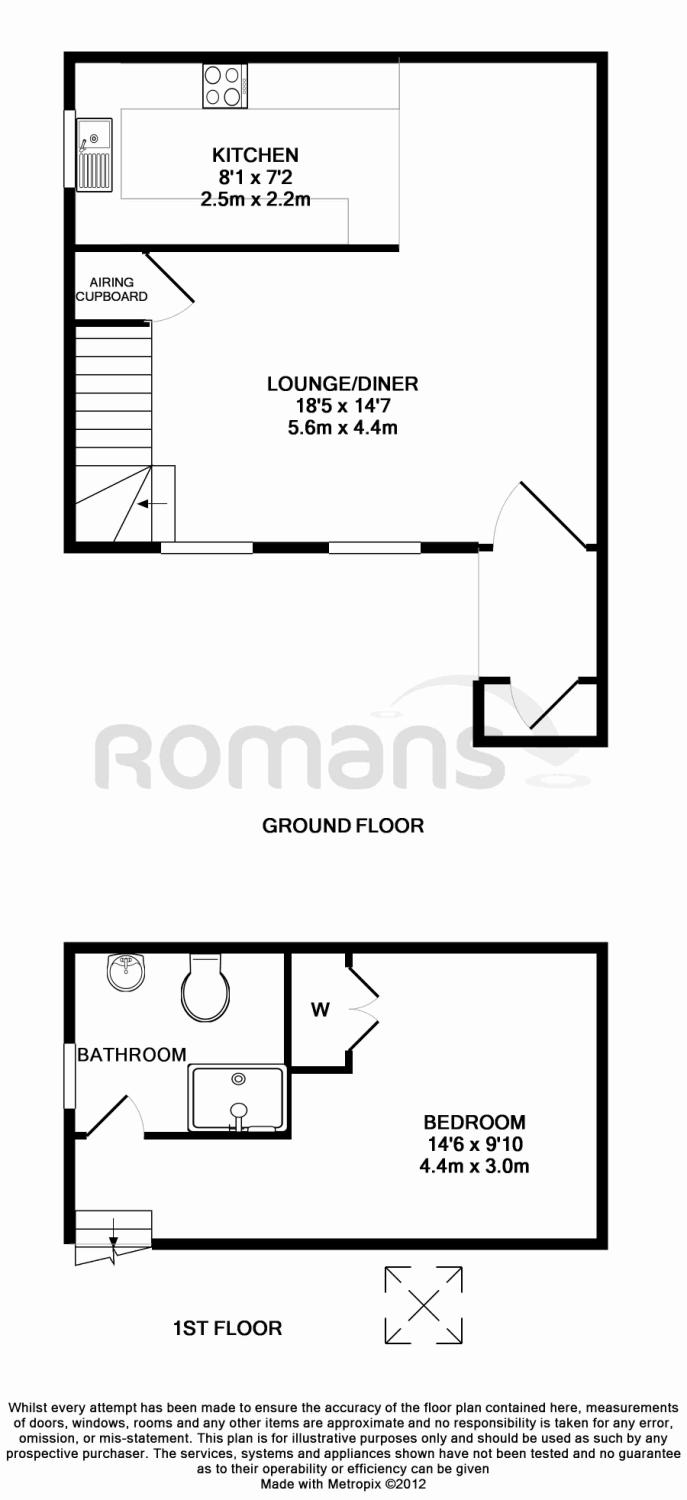 66, Beaconsfield Way, Reading floorplan
