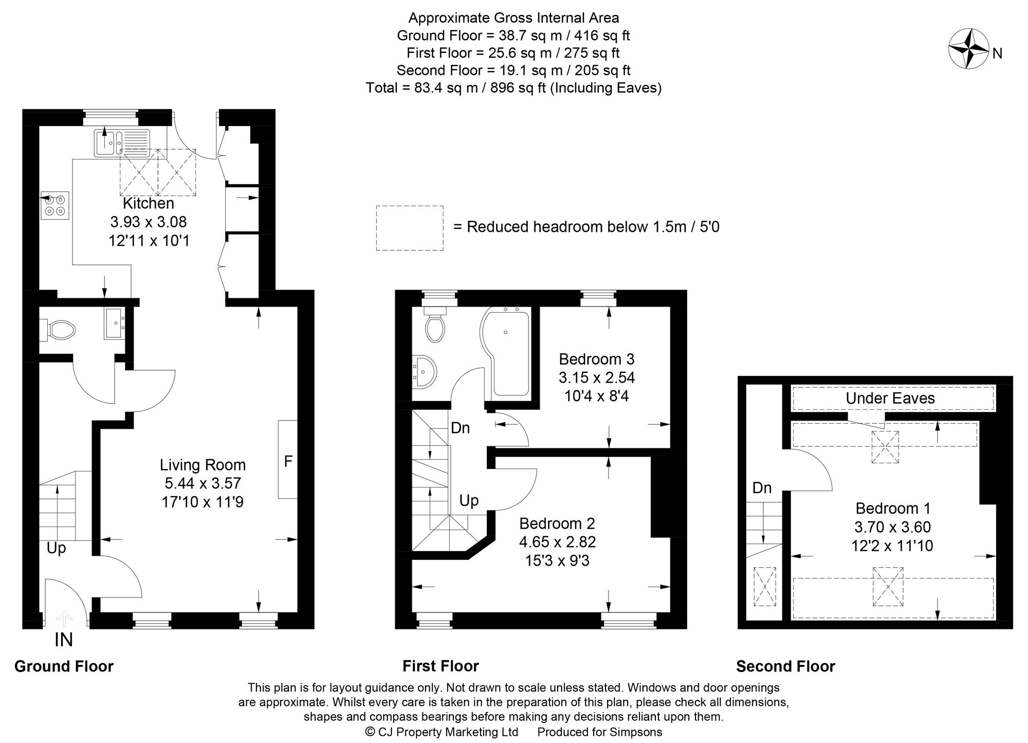 Darrell Way, Abingdon OX14, 3 bedroom terraced house for sale