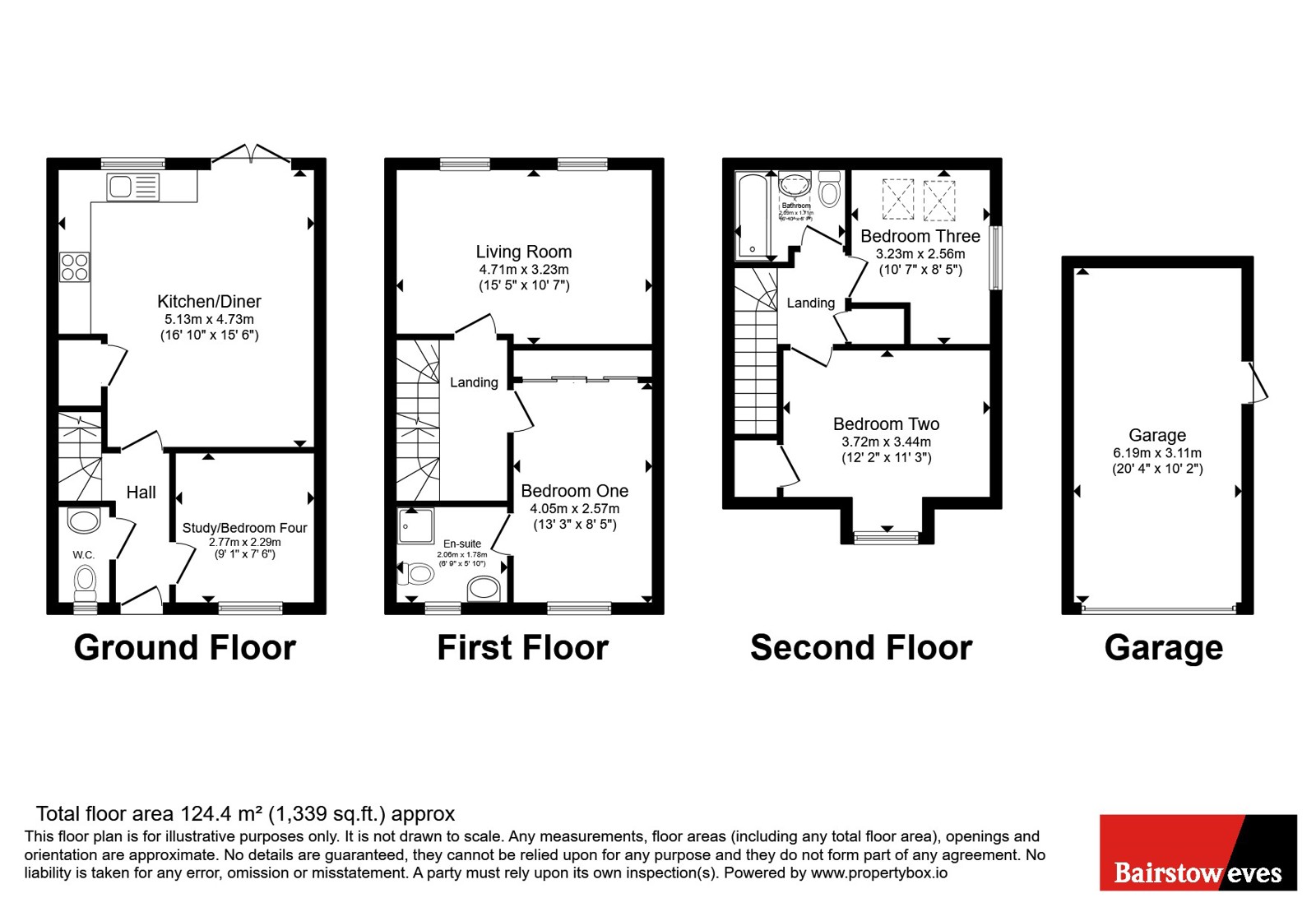 7, Honeysuckle Way, Essex floorplan