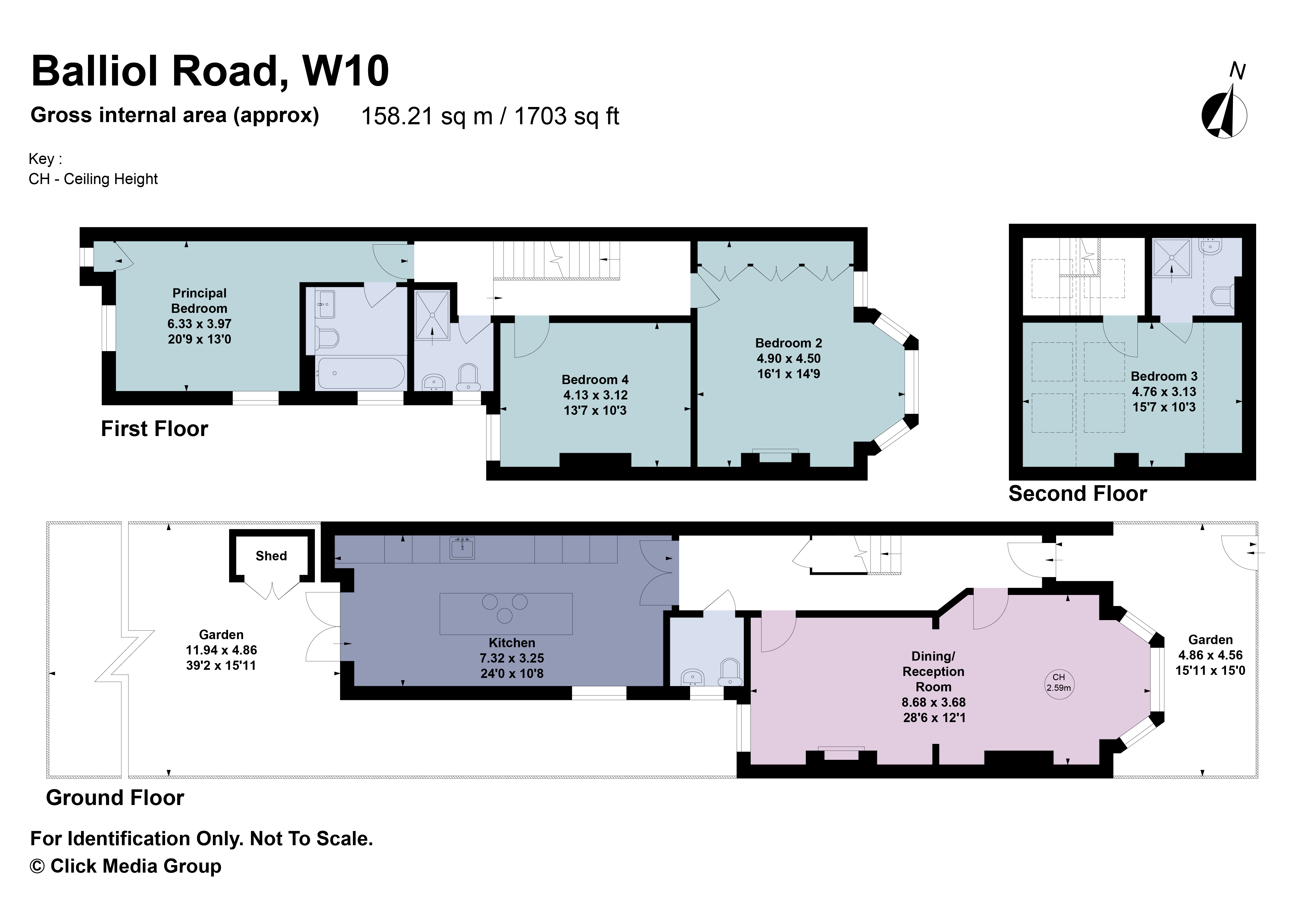 18, Balliol Road, London floorplan
