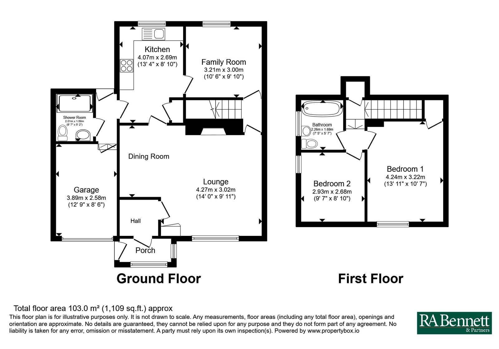 15, Swanswell Drive, Gloucestershire floorplan