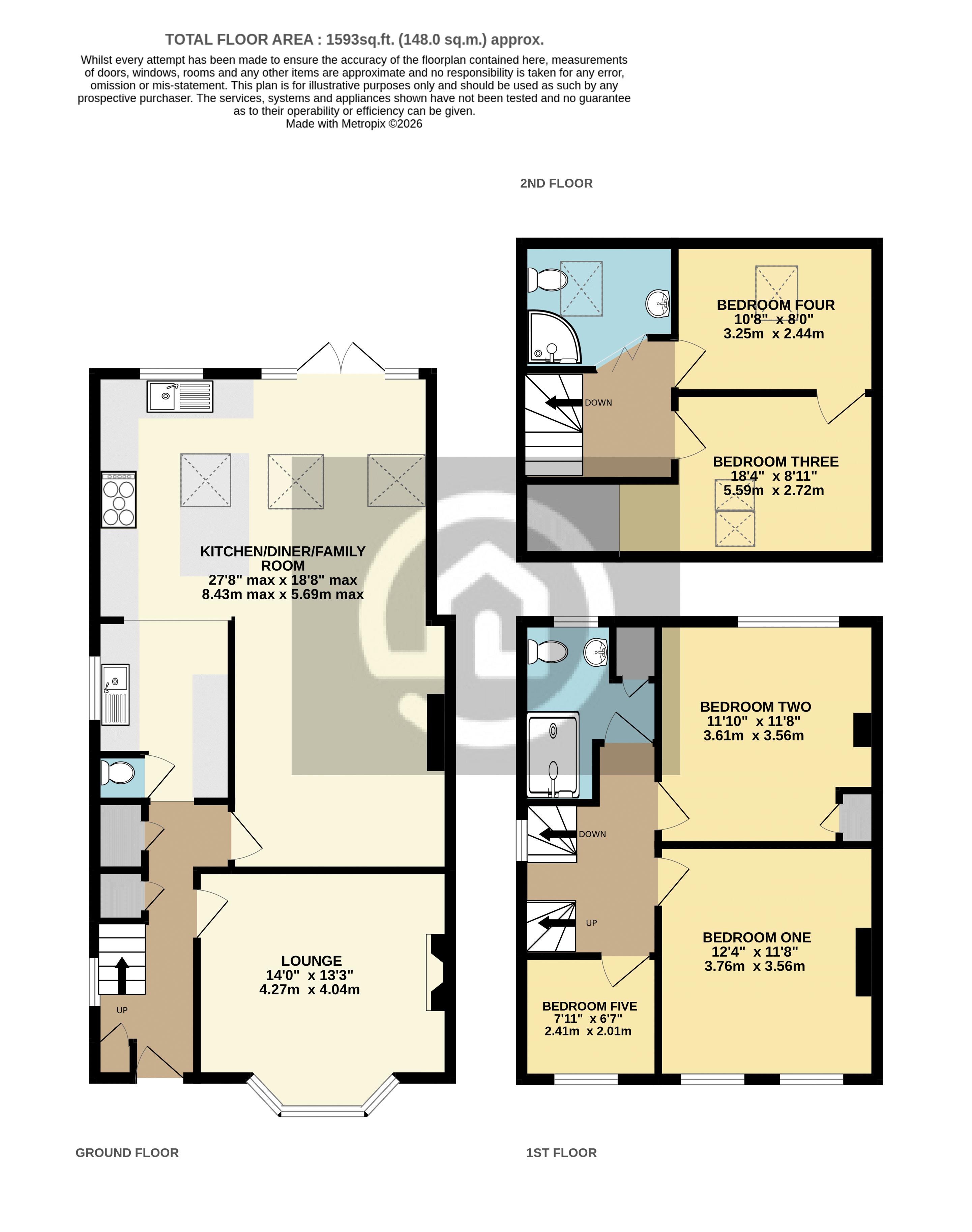 26, Harpenden Close, Bedford floorplan