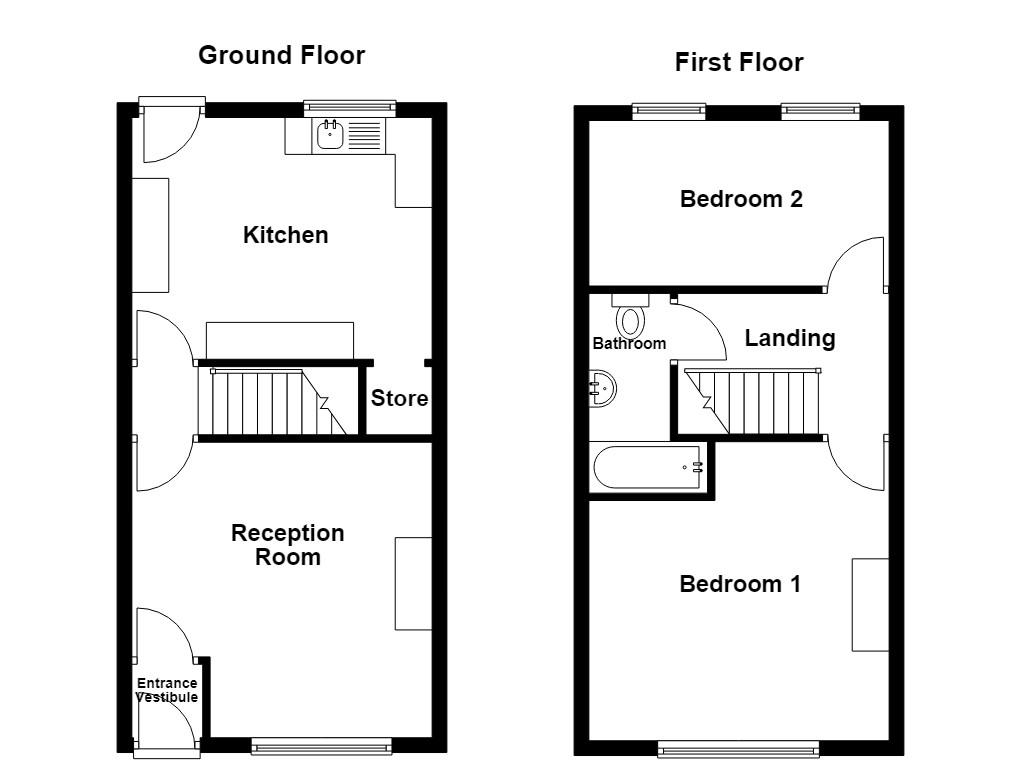 48, South Street, Accrington floorplan