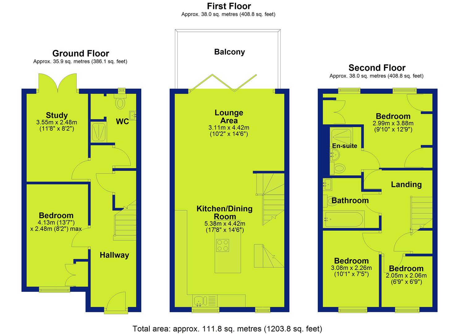 18, Quayside Close, Nottingham floorplan