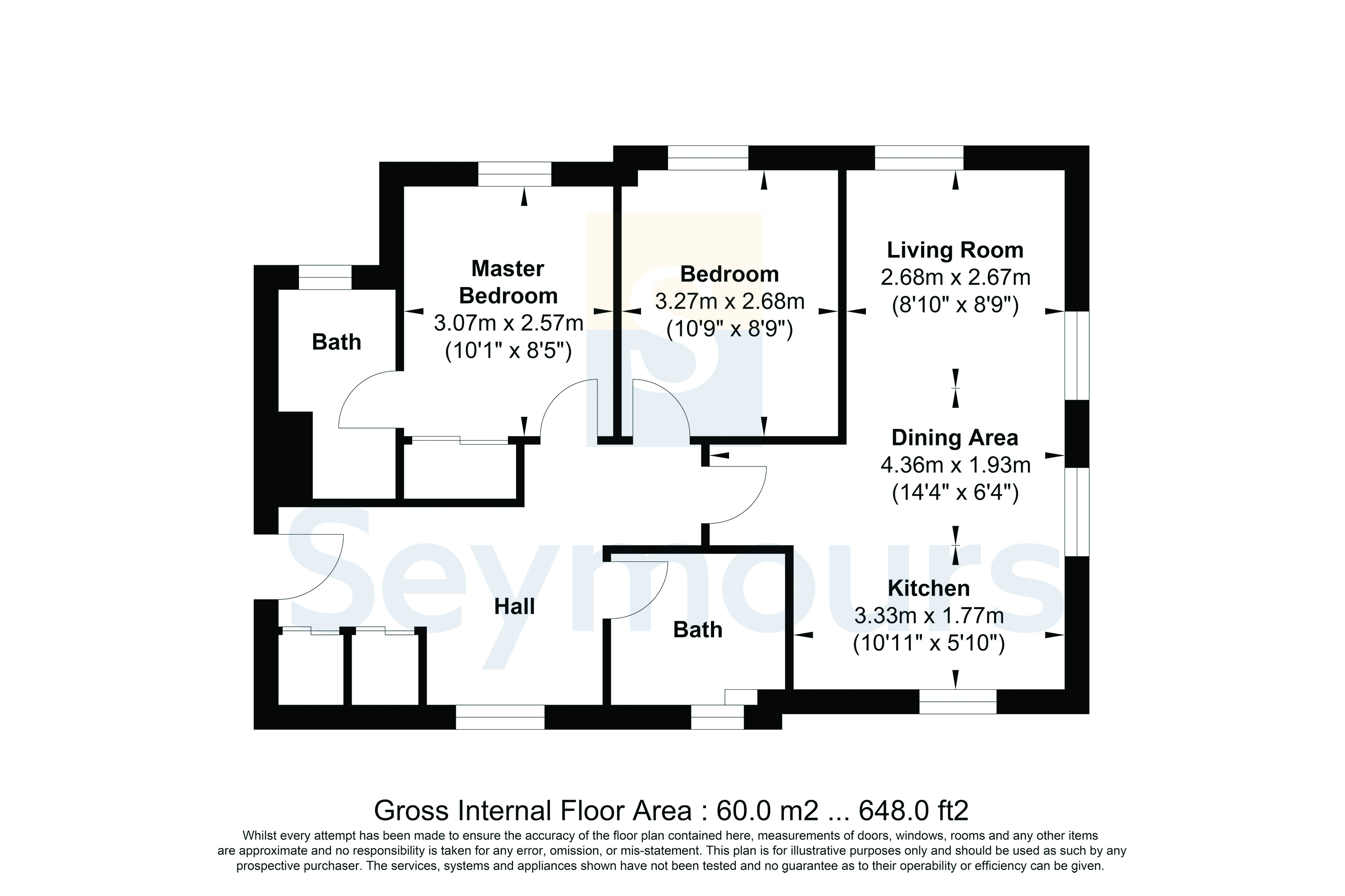 Flat 14, Jarman Court, 68, Maybury Road, Surrey floorplan