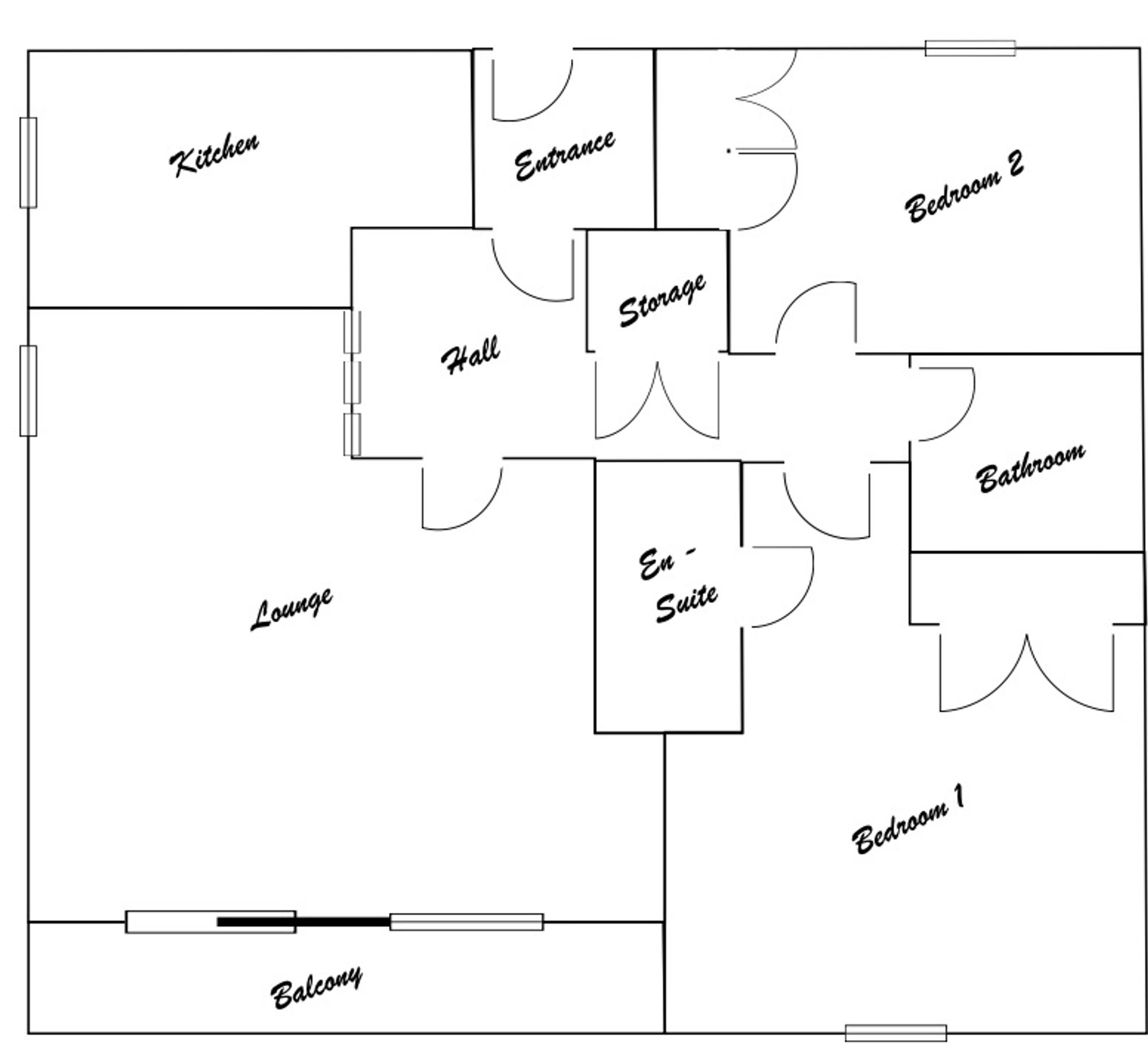 1 Highfield Court, Skelmorlie floorplan