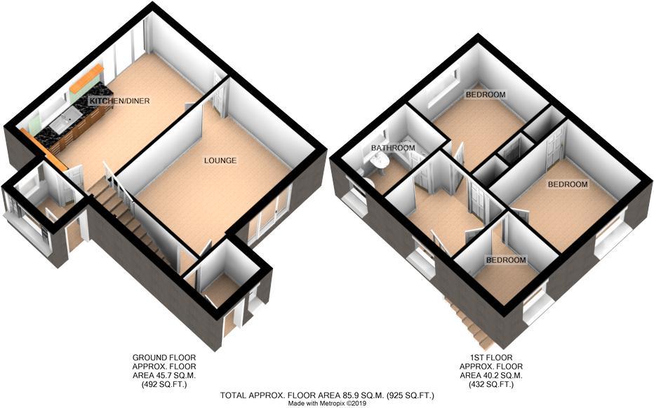 3 Bedrooms Semi-detached house for sale in Shepherds Leaze, Wotton Under Edge, Glos GL12