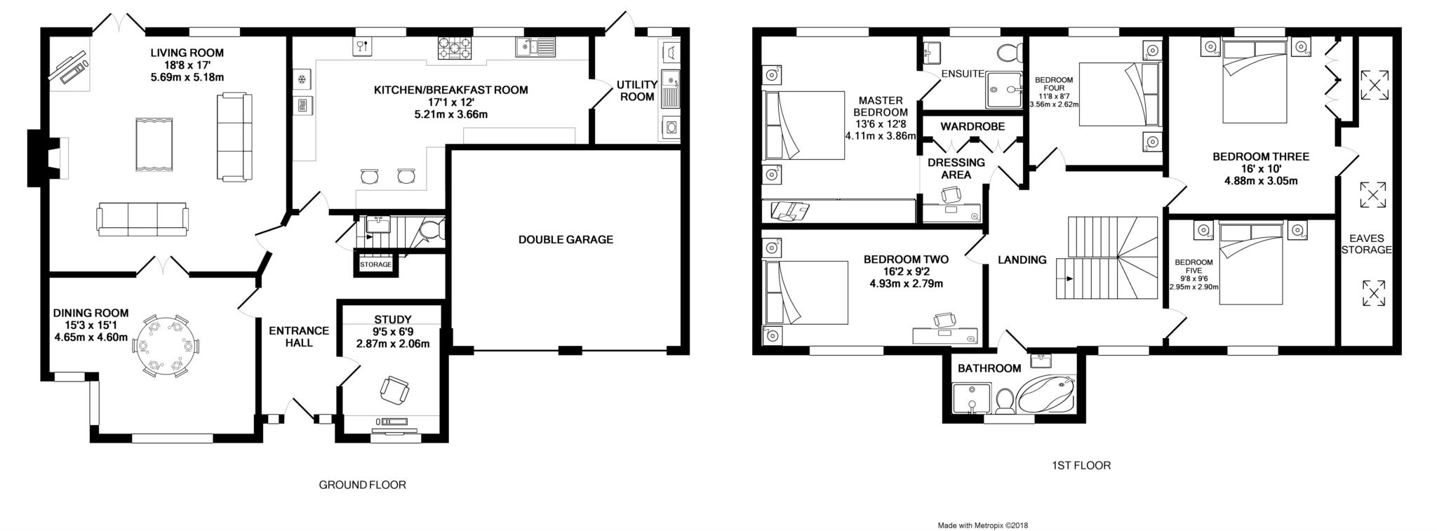 4 Bedrooms Detached house for sale in Holly Spring Lane, Bracknell RG12