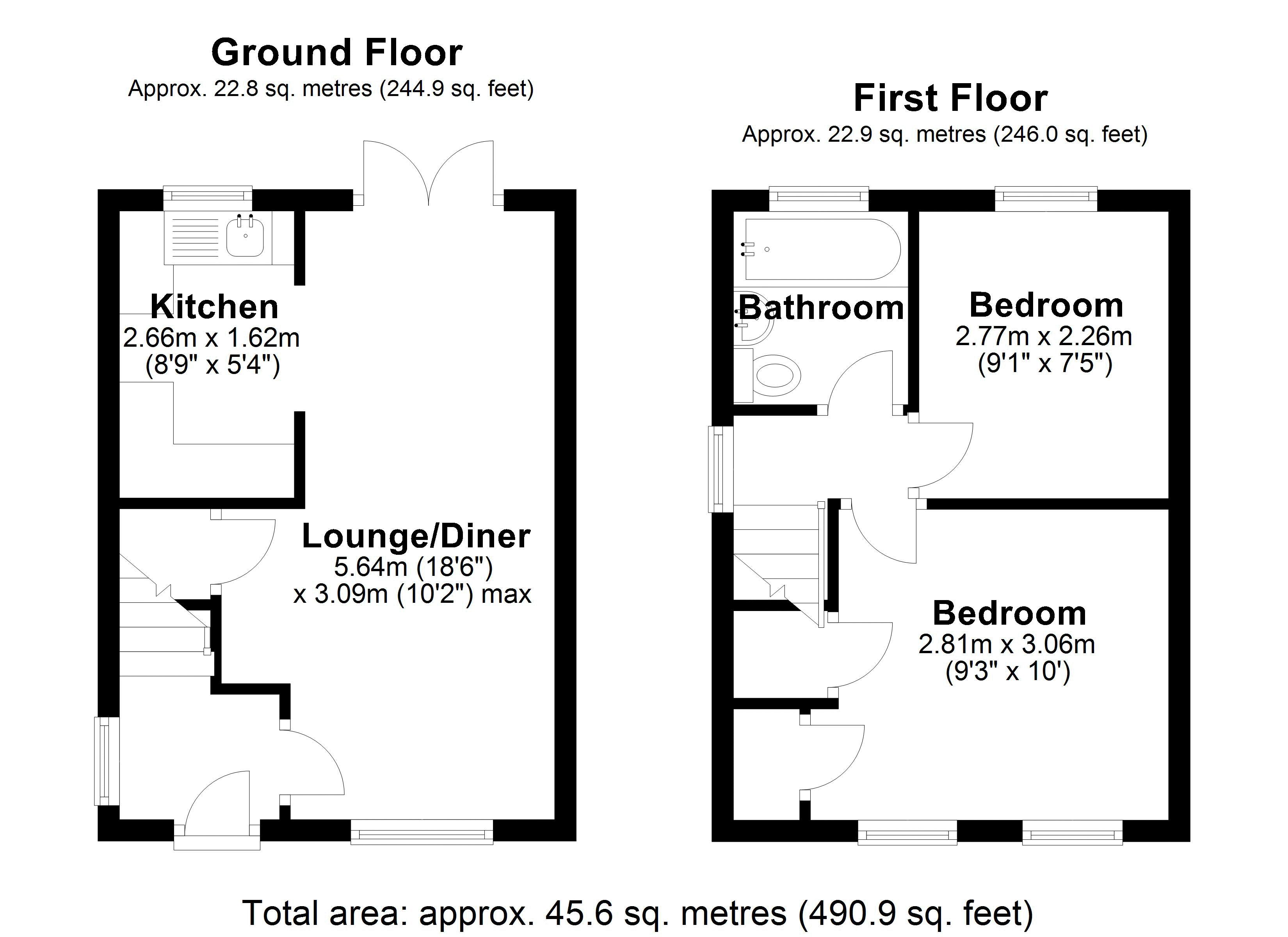 Gittens Drive, Aqueduct, Telford TF4, 2 bedroom semidetached house to