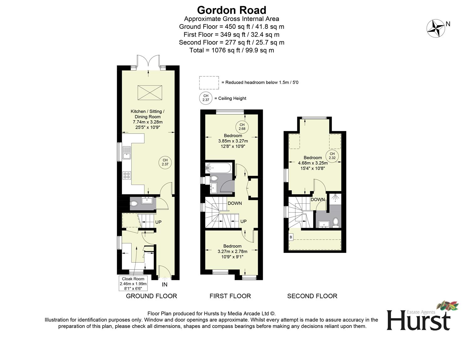 100, Gordon Road, High Wycombe floorplan