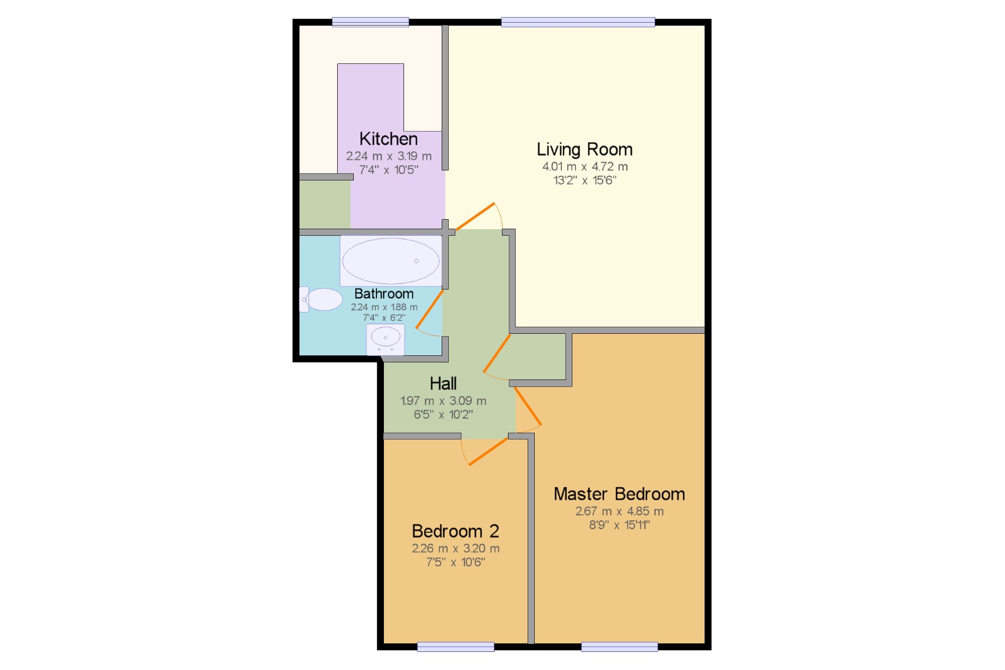 2 Bedrooms Flat for sale in Old Moulsham, Chelmsford, Essex CM2