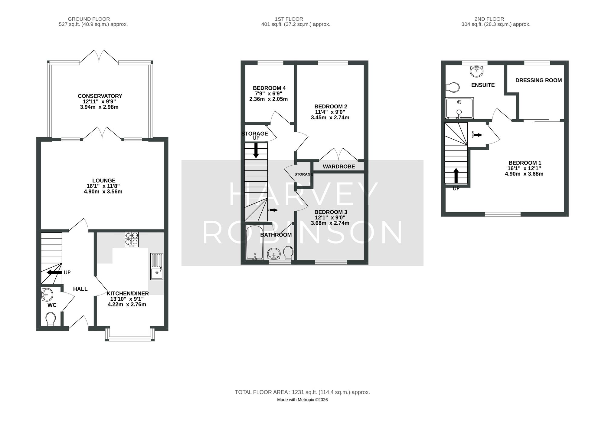 126 Stone Hill, St. Neots floorplan