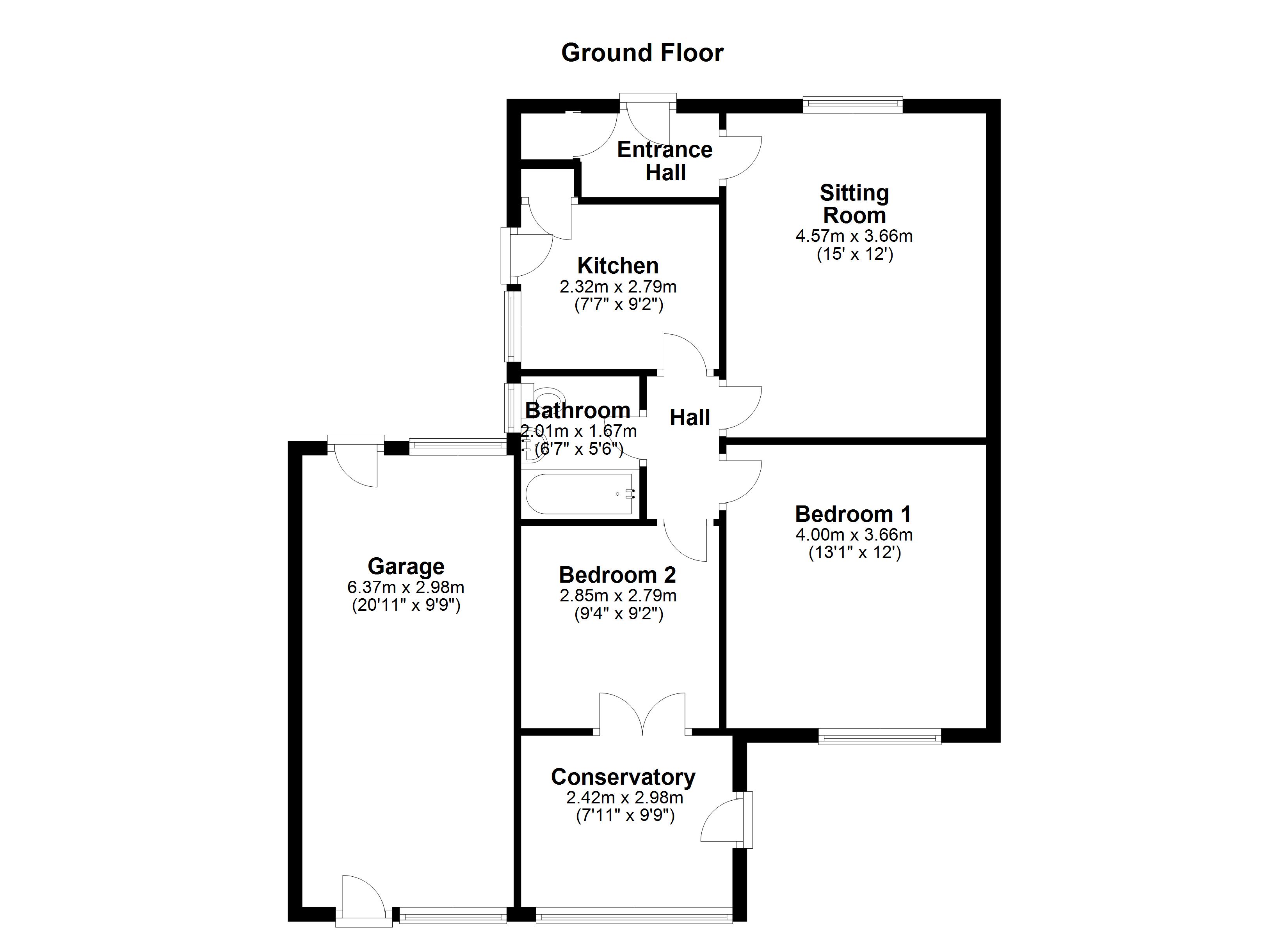 4, Kidderminster Drive, Tyne and Wear floorplan