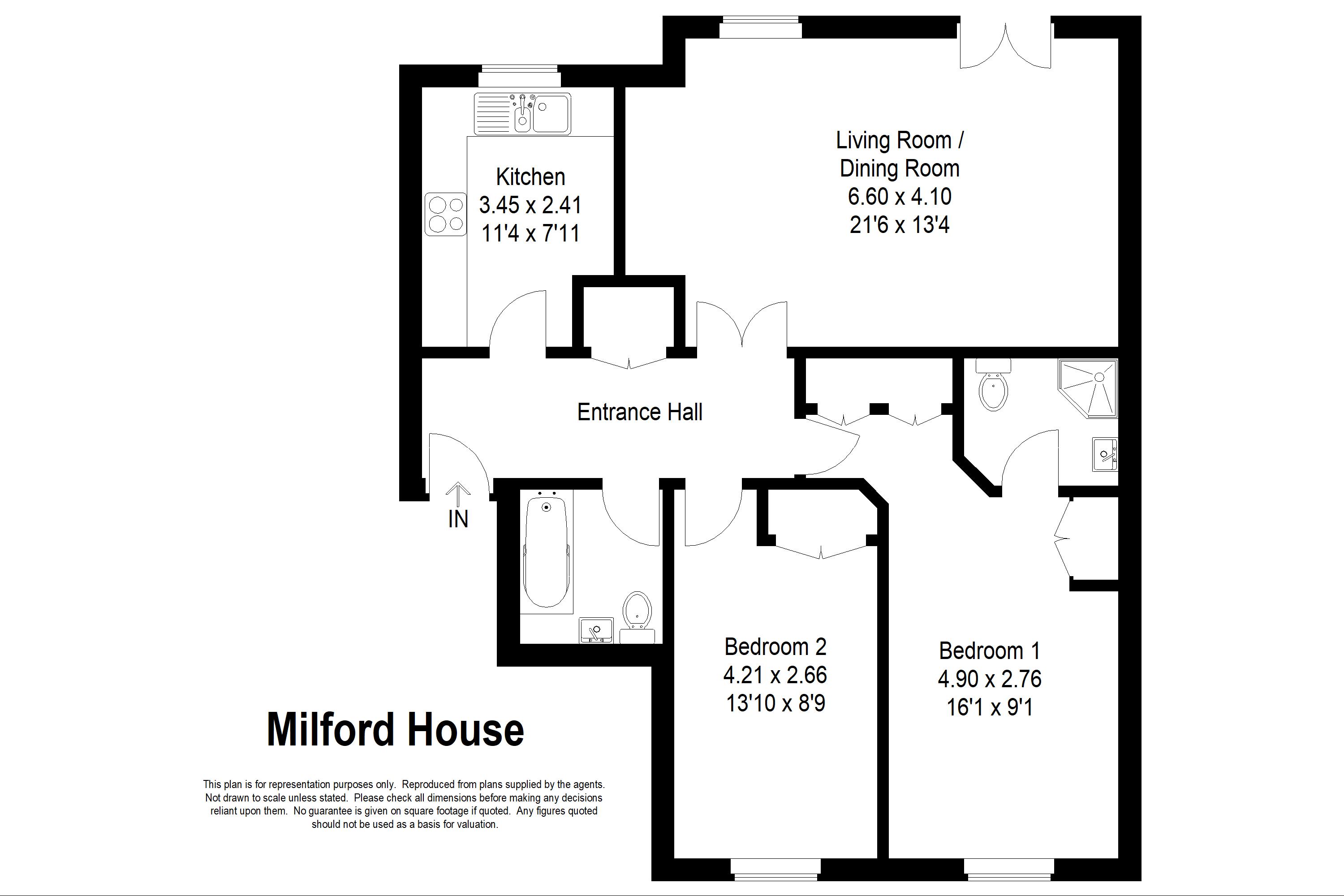 2 Bedrooms Flat for sale in Portsmouth Road, Milford, Godalming GU8