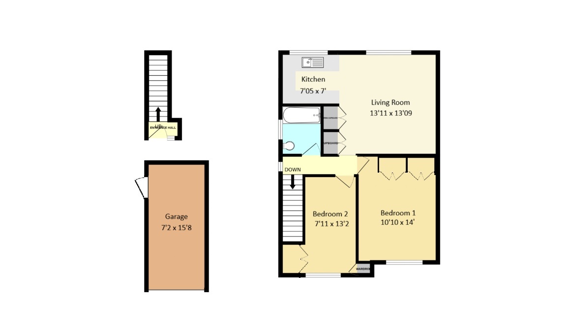 15, Robinson Court, Reading floorplan