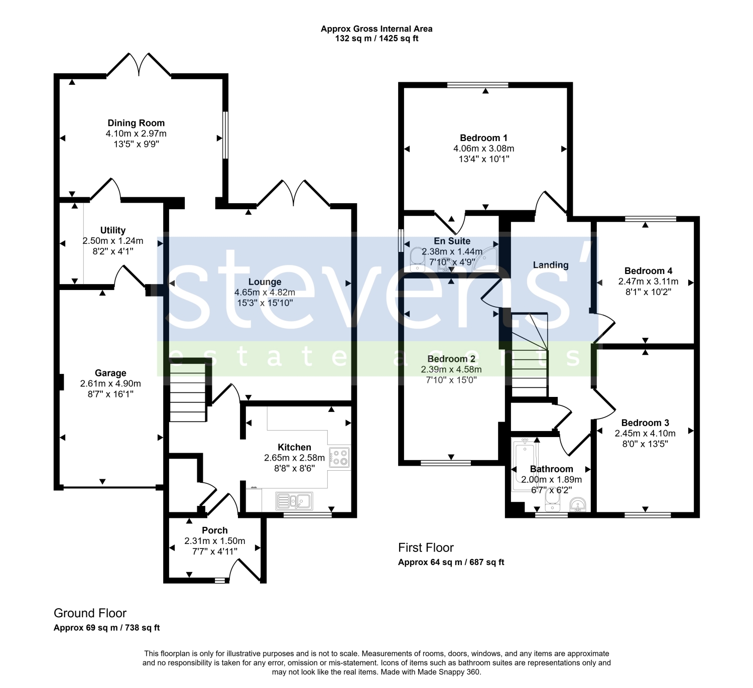 66, Leaholes Avenue, Okehampton floorplan