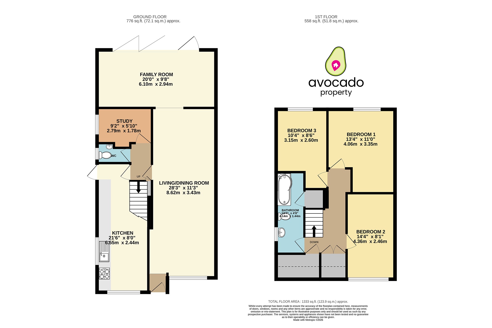1 Reading Road, Burghfield Common, Berkshire floorplan