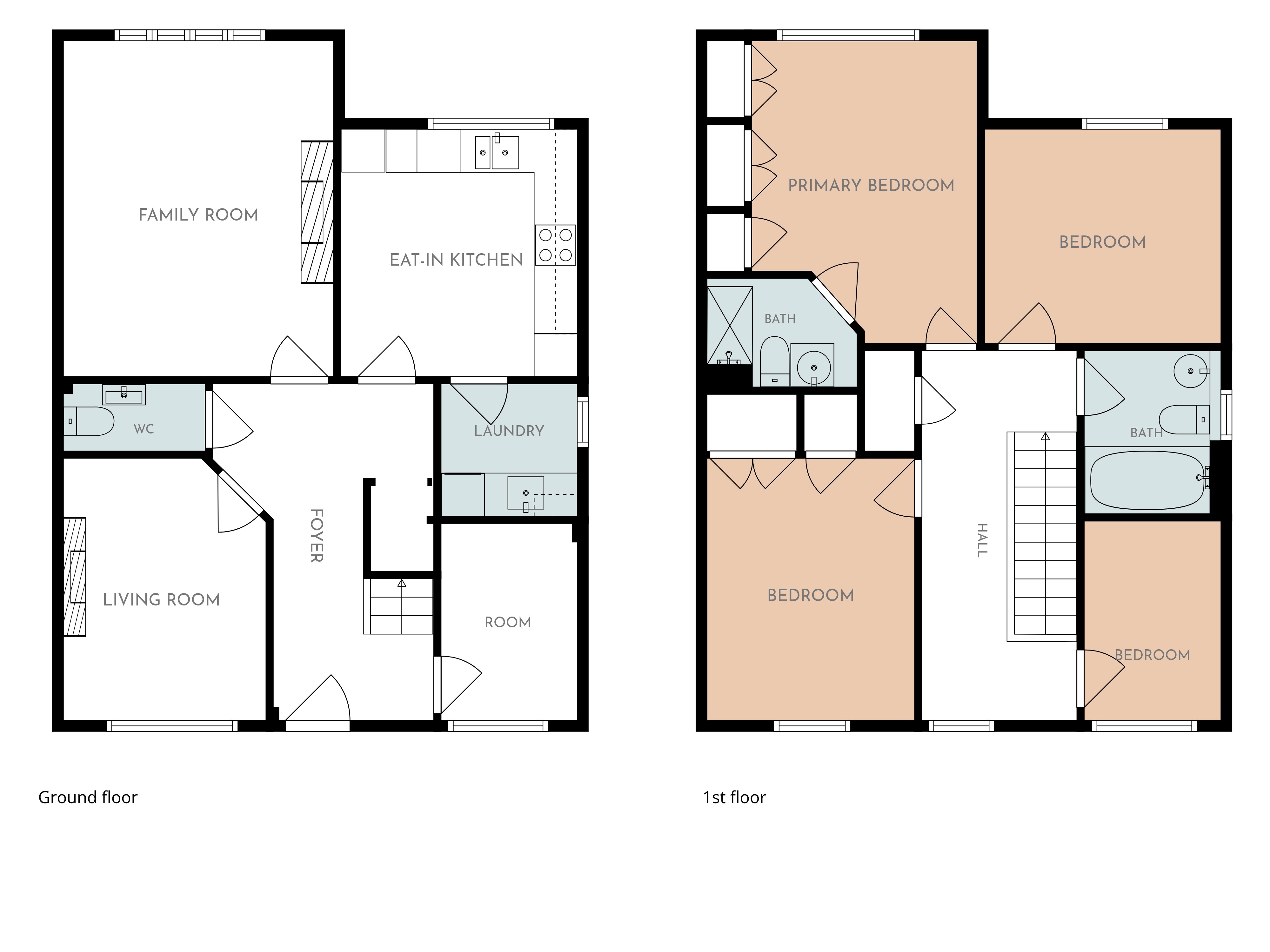 4, Barnes Close, Nottingham floorplan