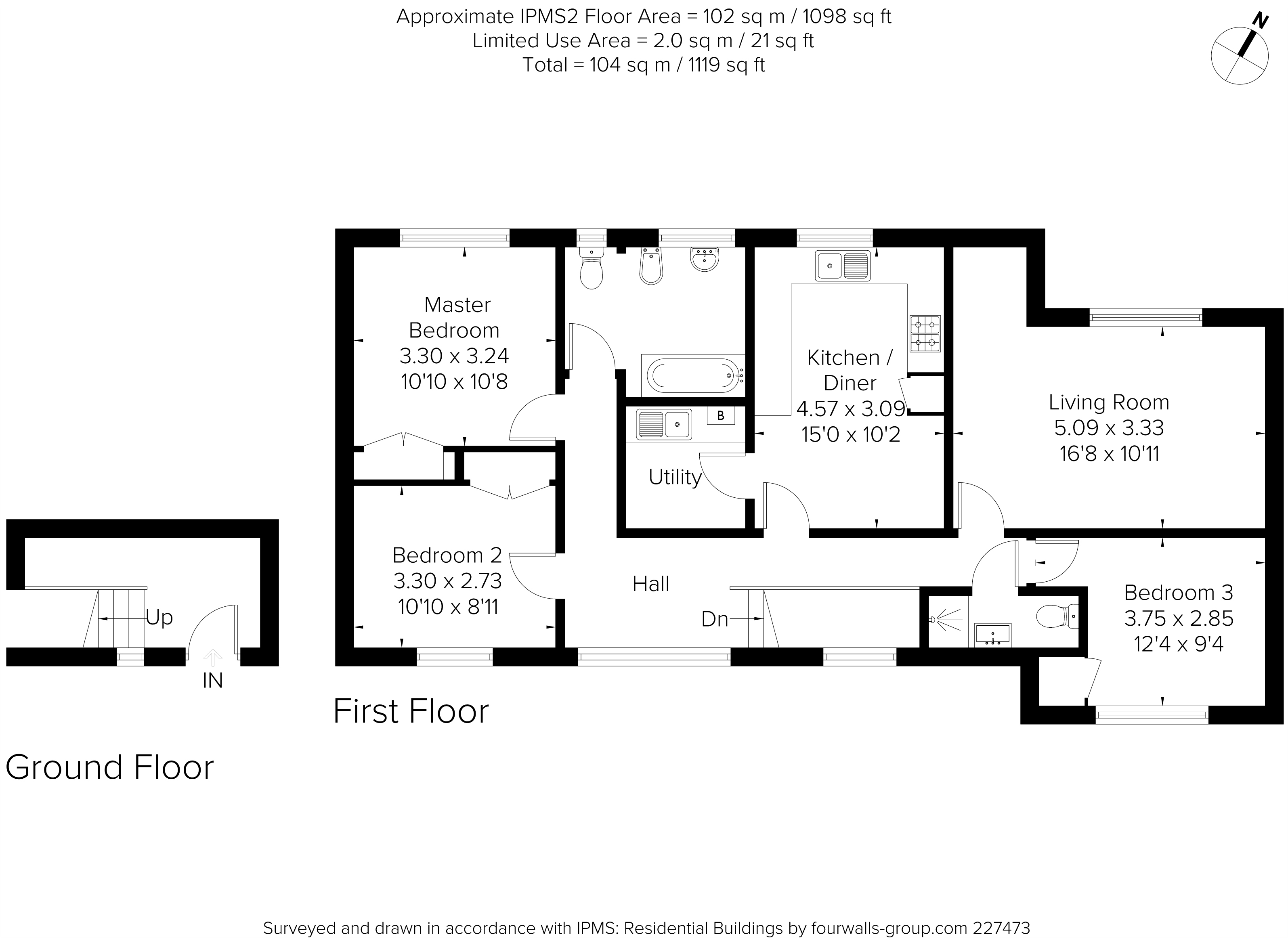 The Flat, Kennet Pharmacy, 55, George Lane, Marlborough floorplan