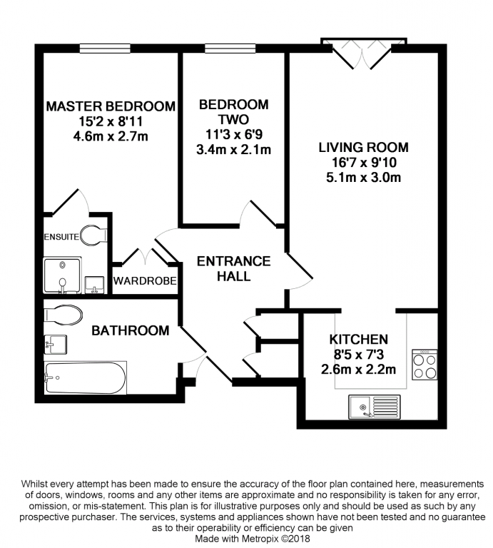 2 Bedrooms Flat for sale in Chapter House, Farnborough GU14