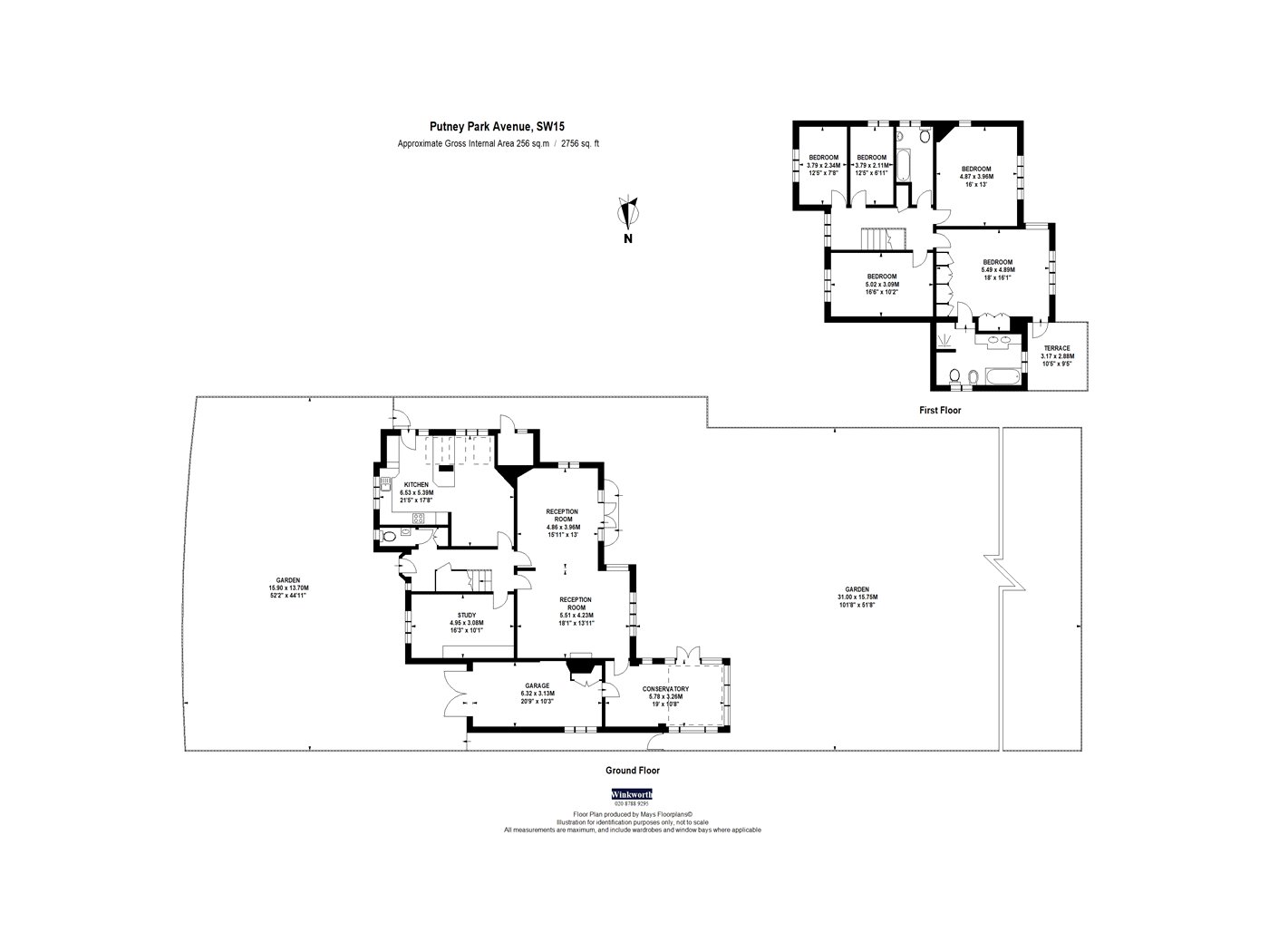 9, Putney Park Avenue, London floorplan