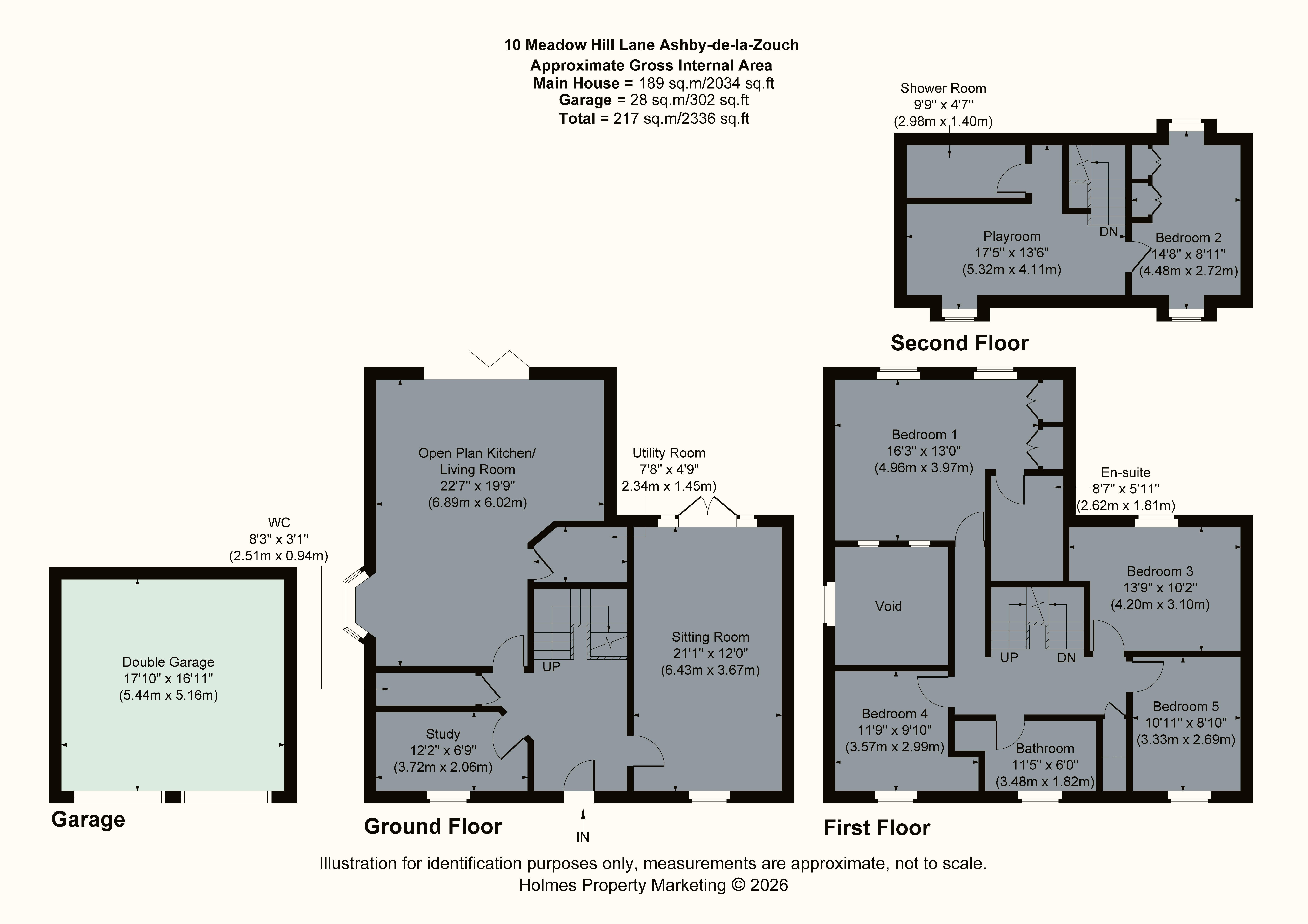 10, Meadow Hill Lane, Ashby-De-La-Zouch floorplan