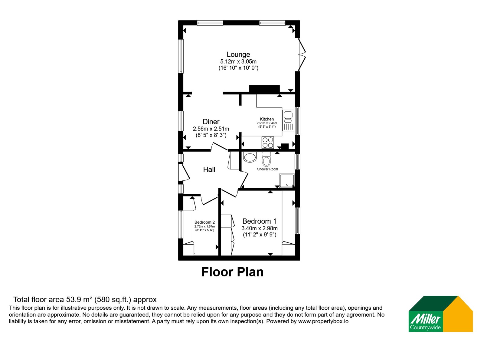 Goldenbank Park, Falmouth floorplan