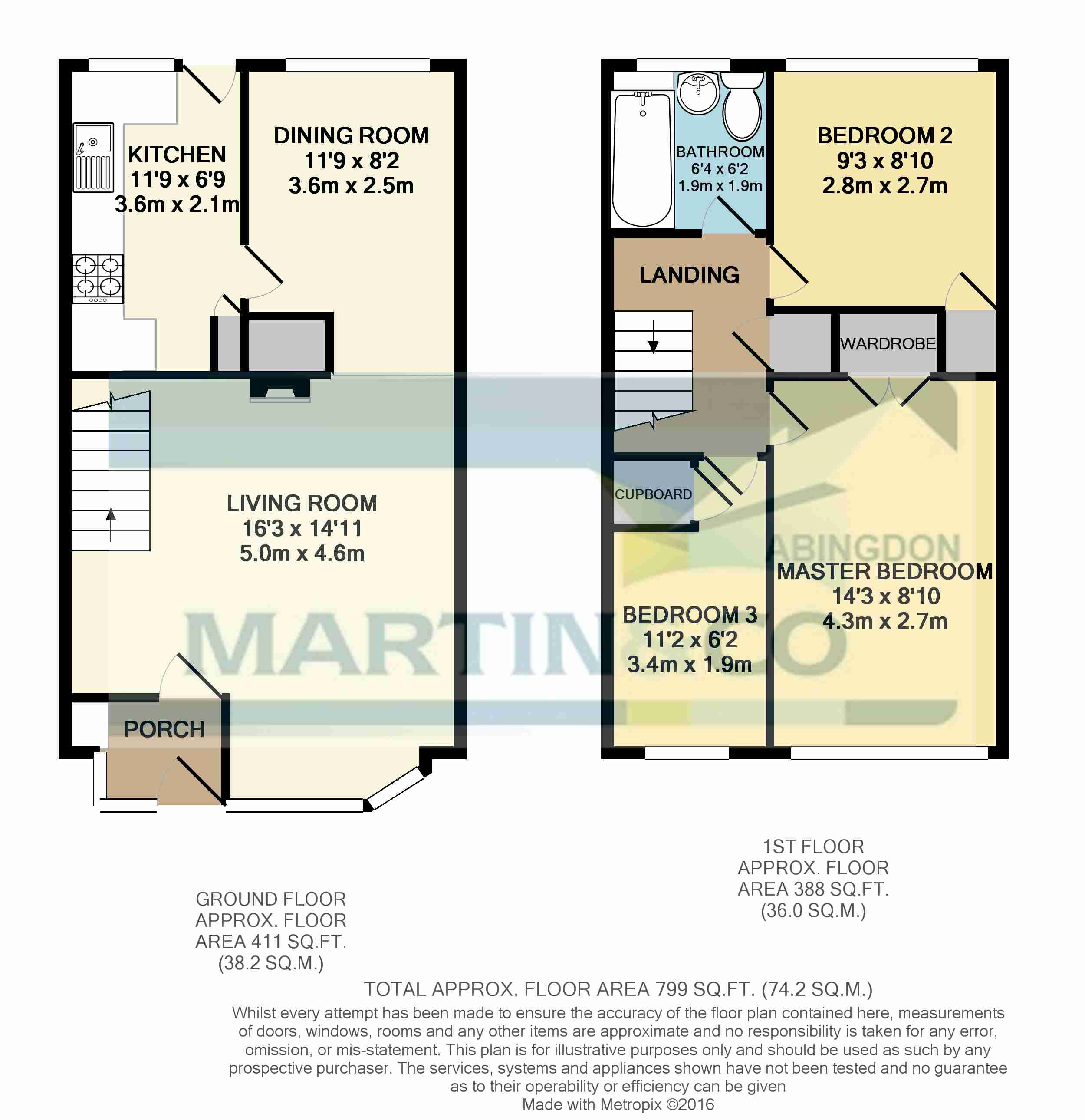 14, St Helens Court, Abingdon floorplan
