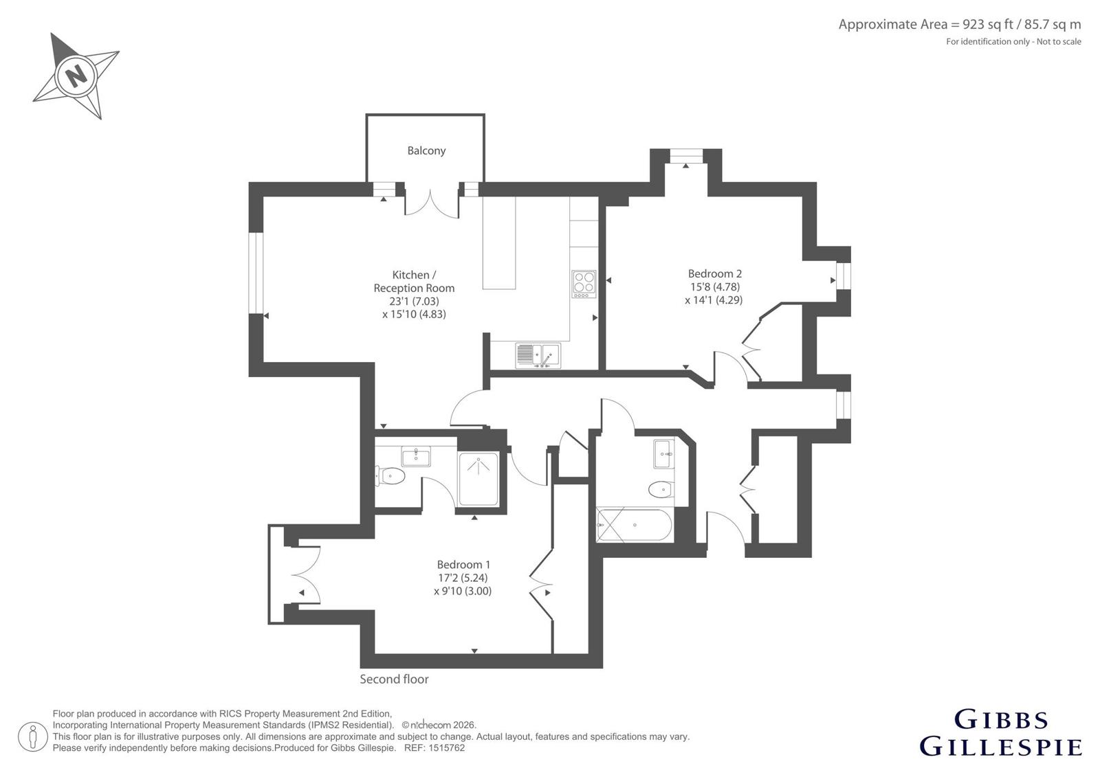 23, Harmonia Court, Watford floorplan