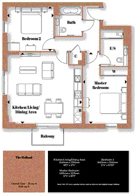 2 Bedrooms Flat for sale in The Holland, Mill Pond Road, Langley Square, Dartford DA1