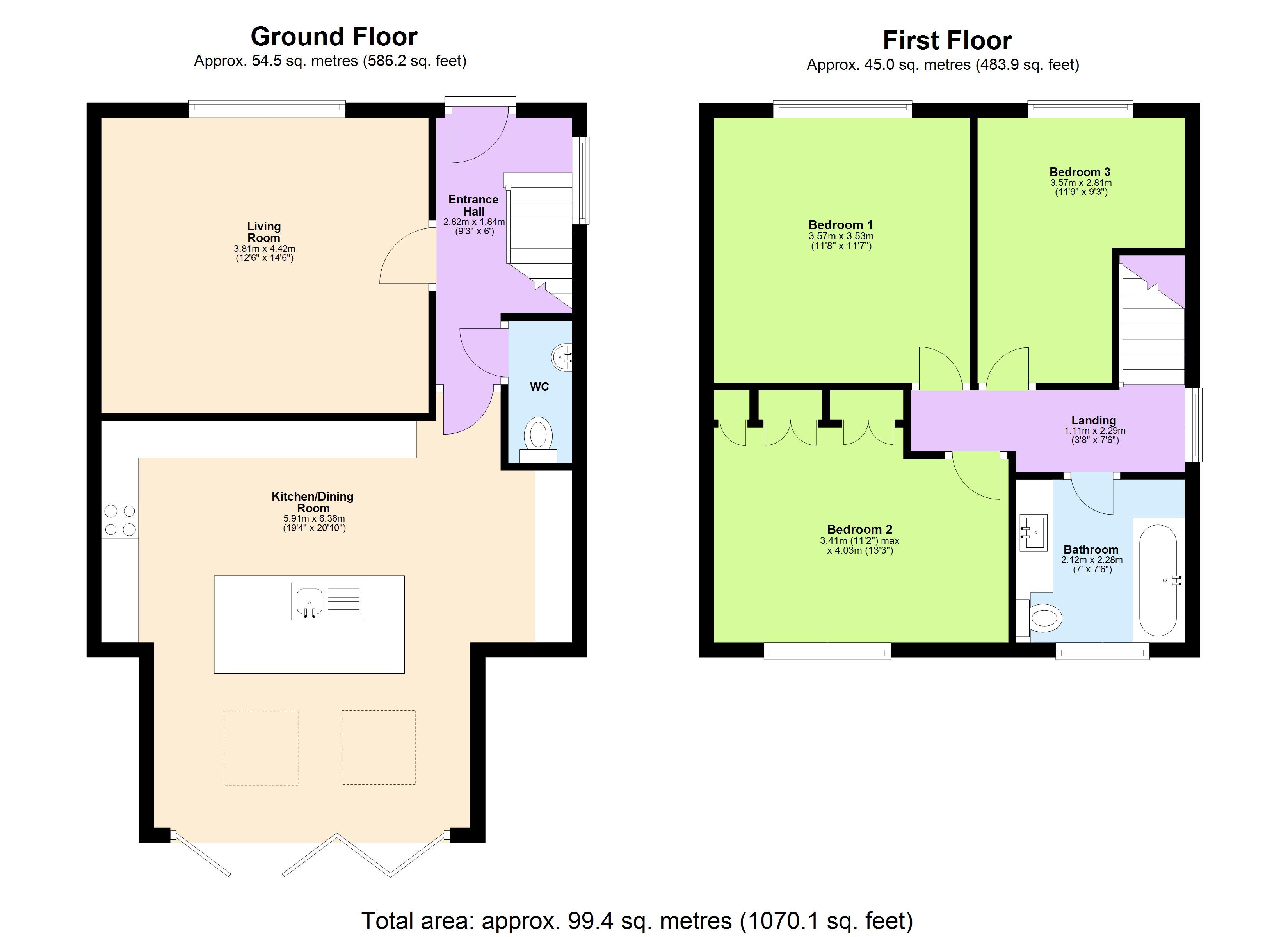 82, Stanborough Avenue, Hertfordshire floorplan