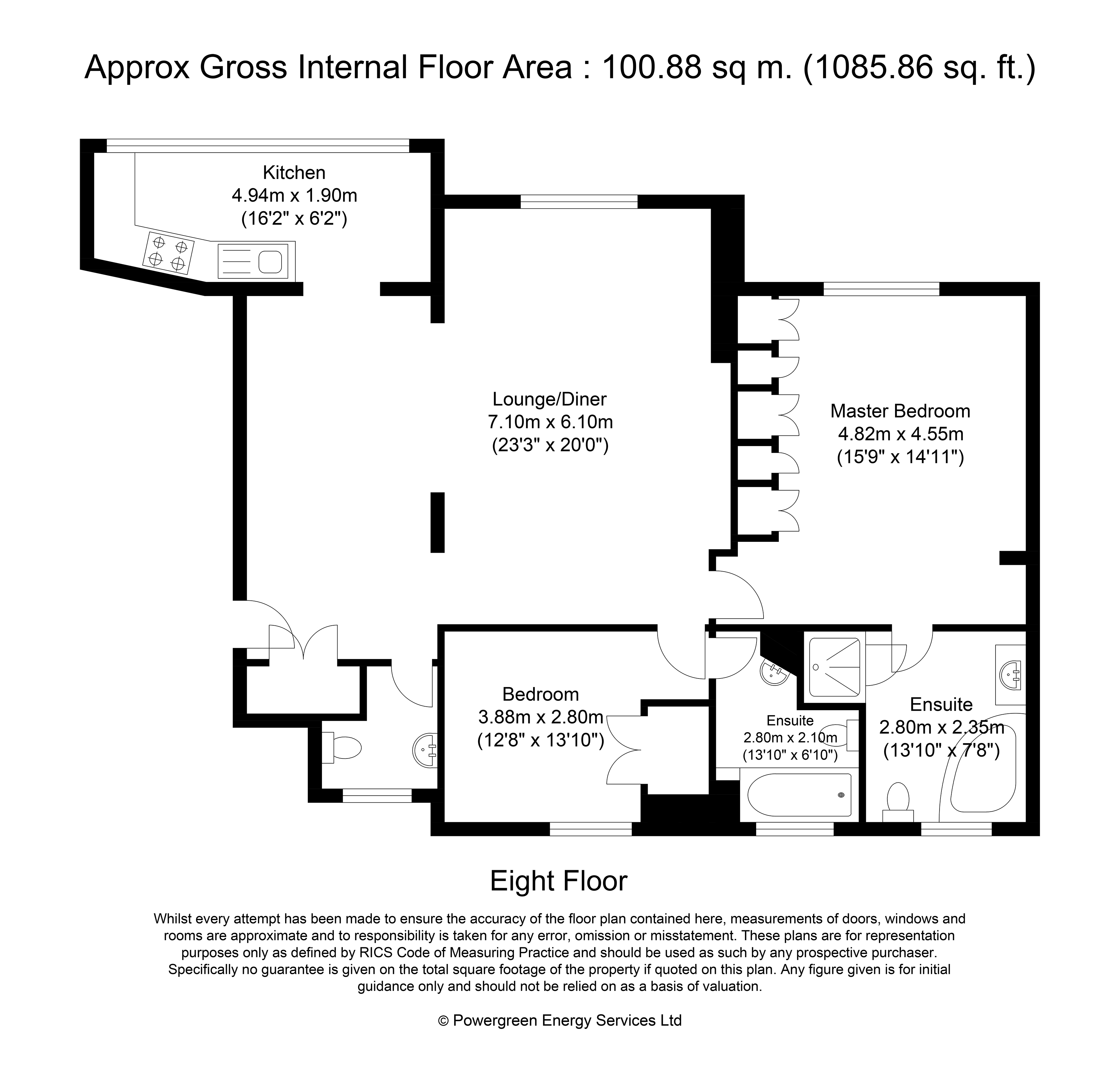 2 Bedrooms Flat to rent in St John's Wood Park, London NW8