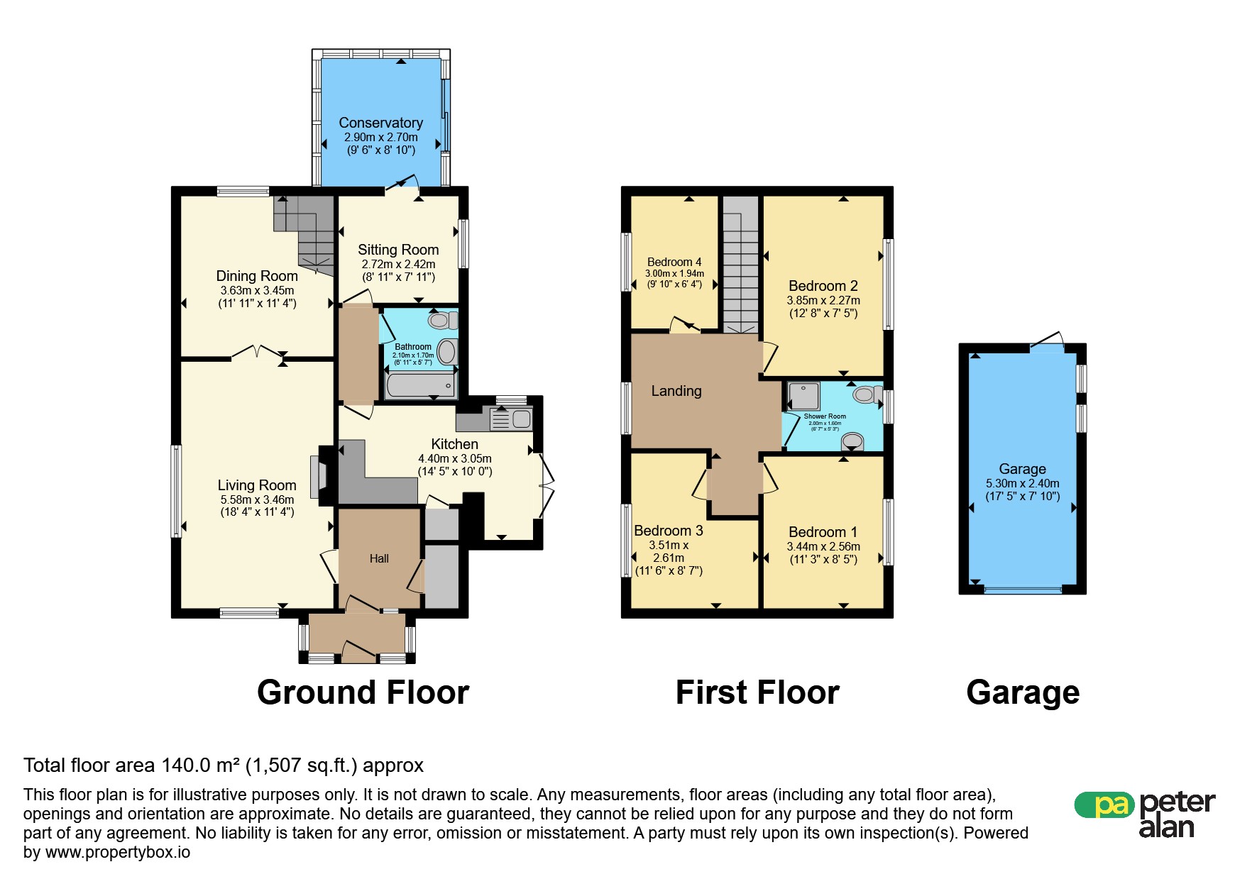 35, Salisbury Close, Merthyr Tydfil floorplan